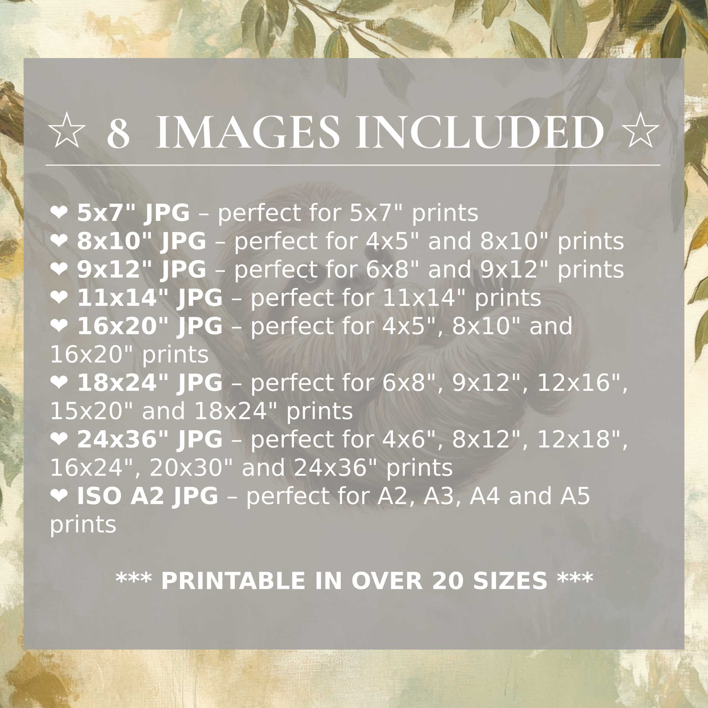 Elegant nursery digital print featuring soft sage greens and warm neutrals, delivering a calming, radiant vibe Includes 8 high-quality sizes with the download, seamlessly elevating modern nurseries with versatile, refined style