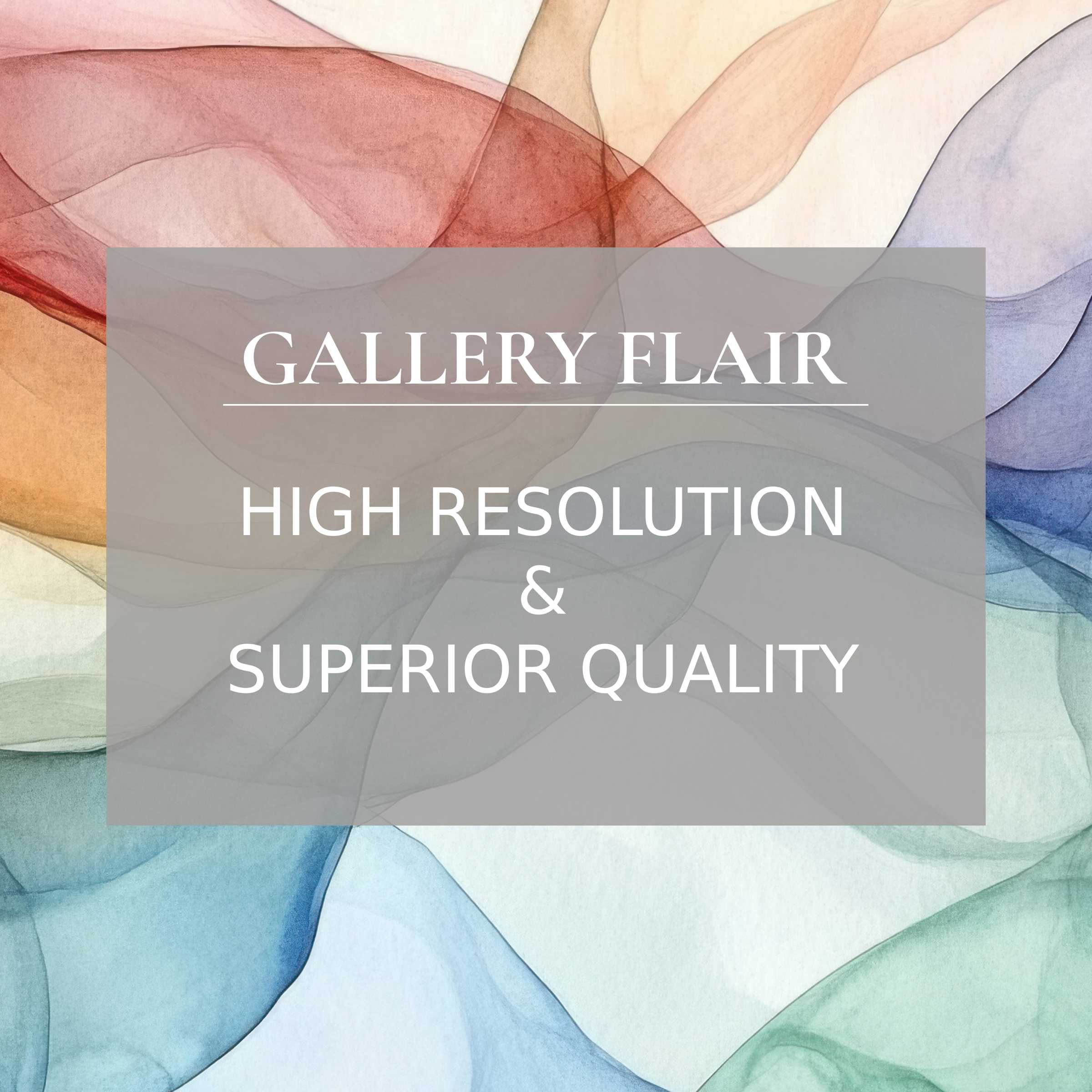 Elegant watercolor waves in soft hues, delivering visual clarity and refined resolution in a modern Frame TV picture