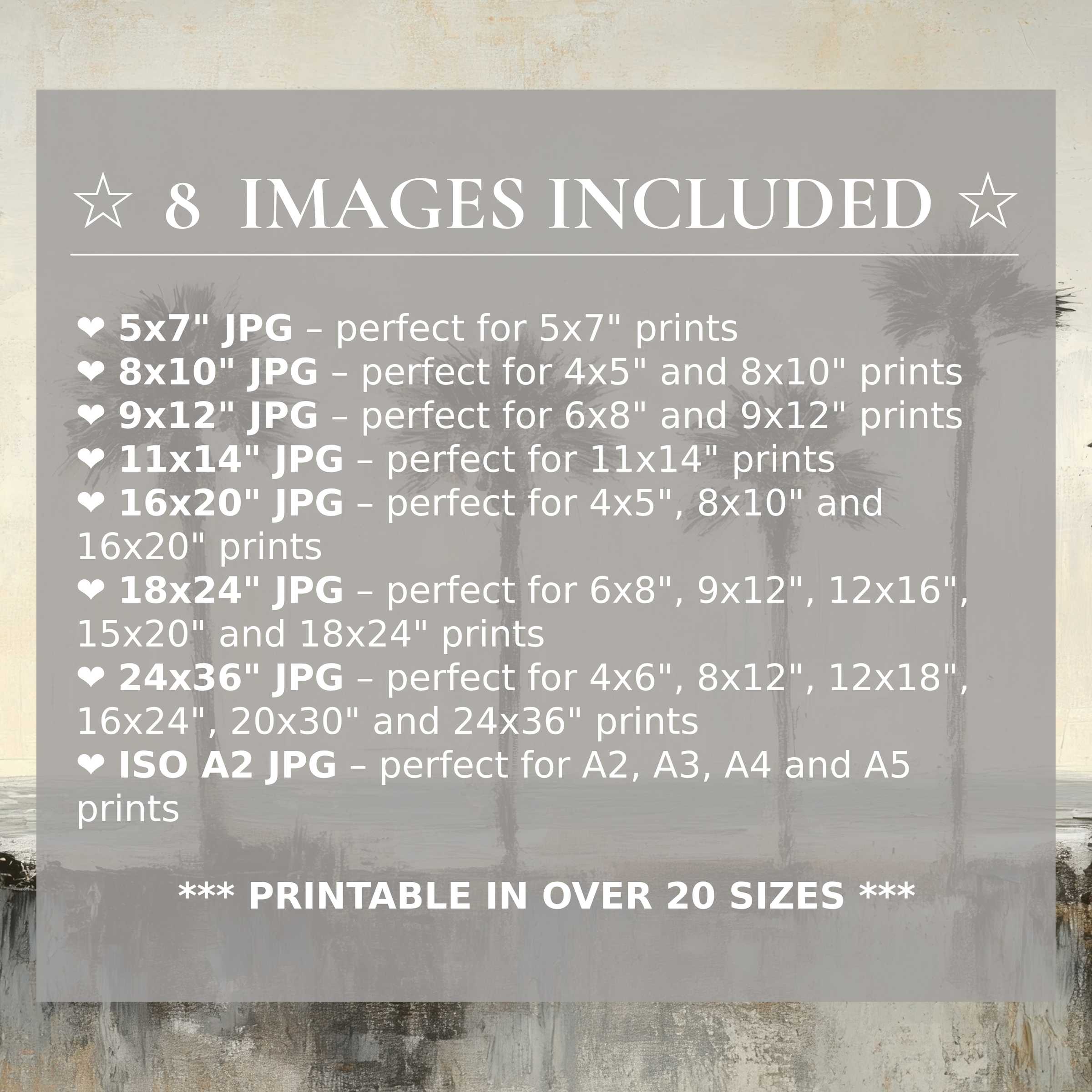 Radiant coastal digital print in serene blues and sandy neutrals, elevating modern interiors with 8 high-quality, included sizes