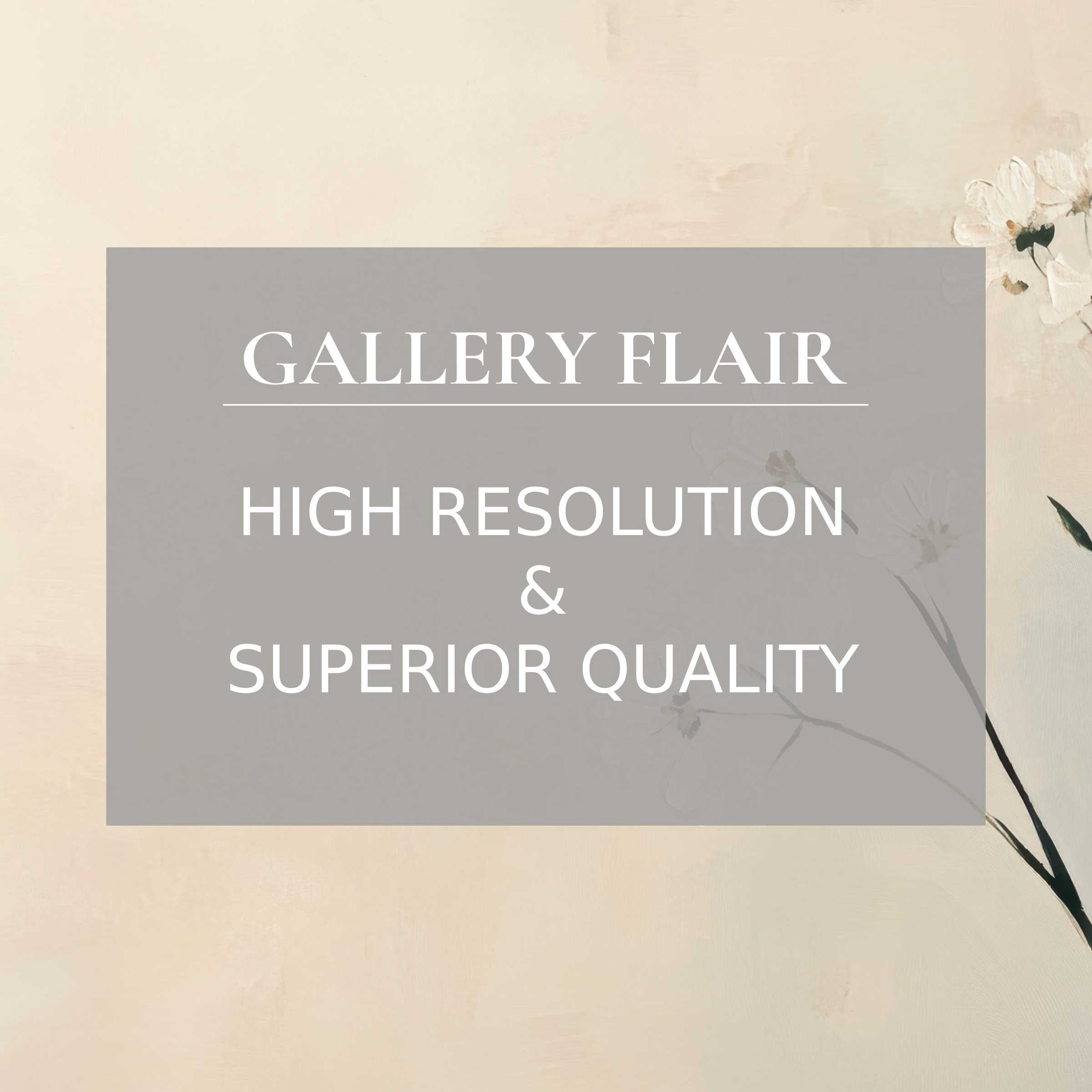 Calming floral printable art rendered in exquisite detail, enhancing modern interiors with serene, elevated elegance