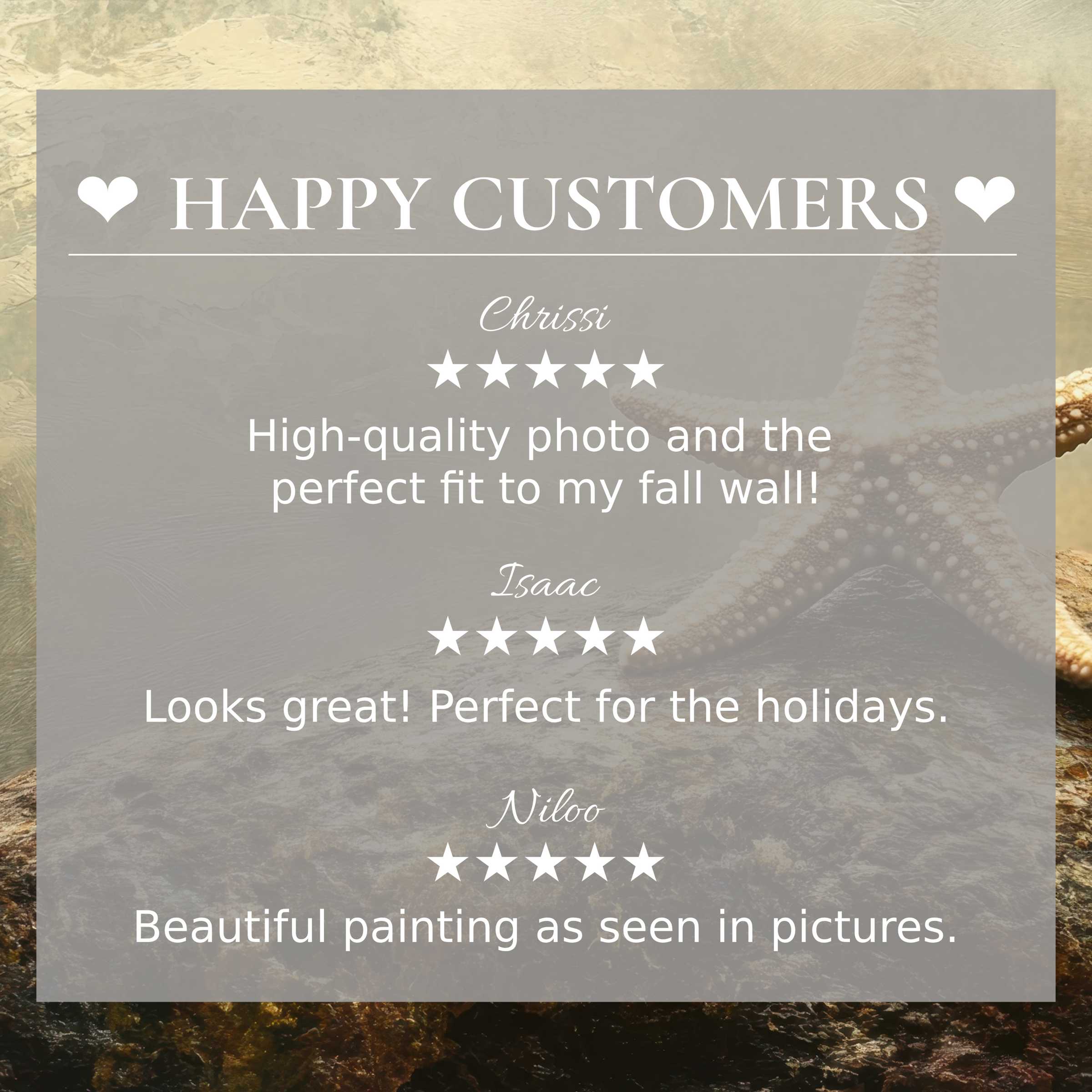 Coastal art for Frame TV with abstract ocean hues, highlighted by happy customer reviews fostering trust and elegance