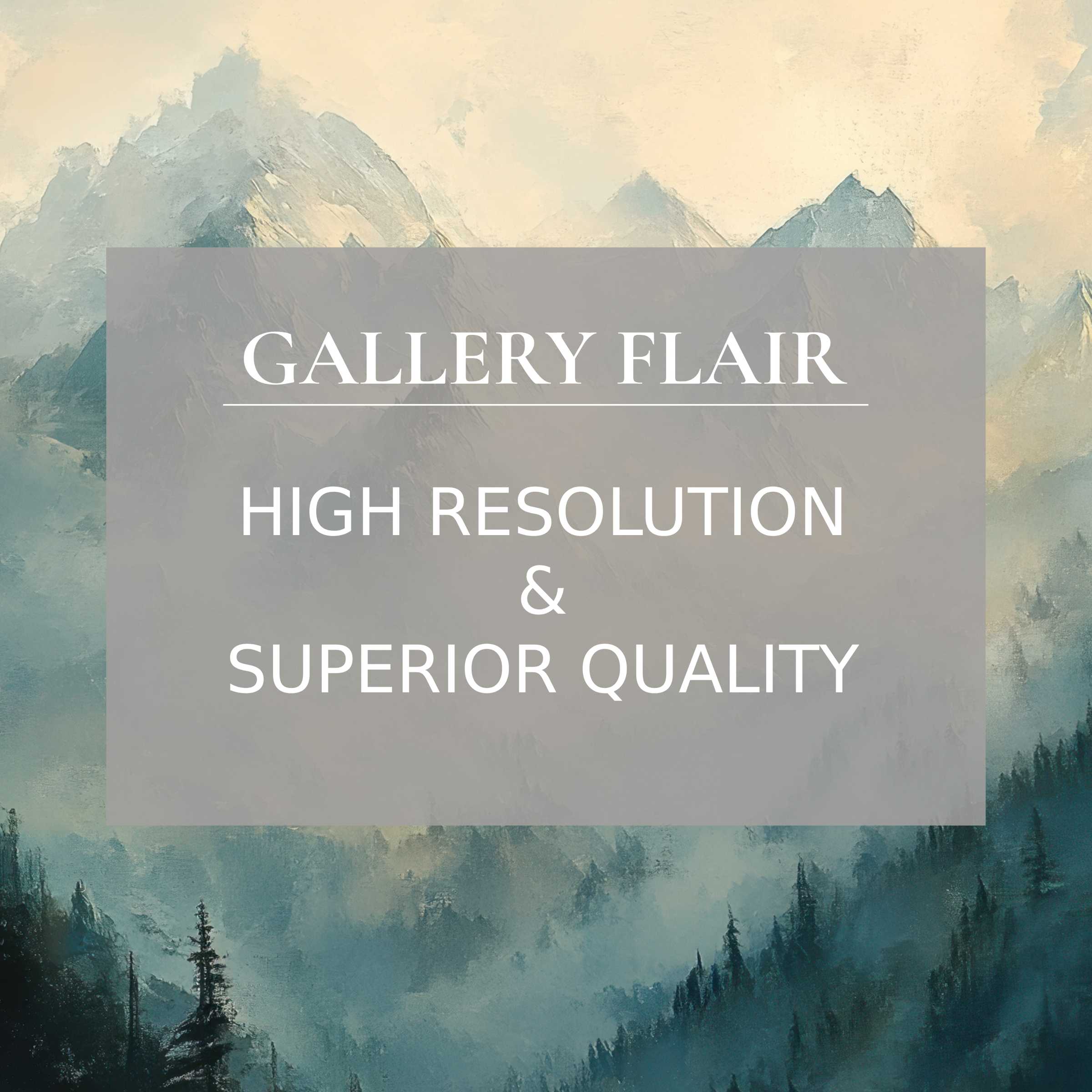 Elegant, high-resolution mountain landscape artwork with refined brushstrokes for a sophisticated spring Frame TV picture