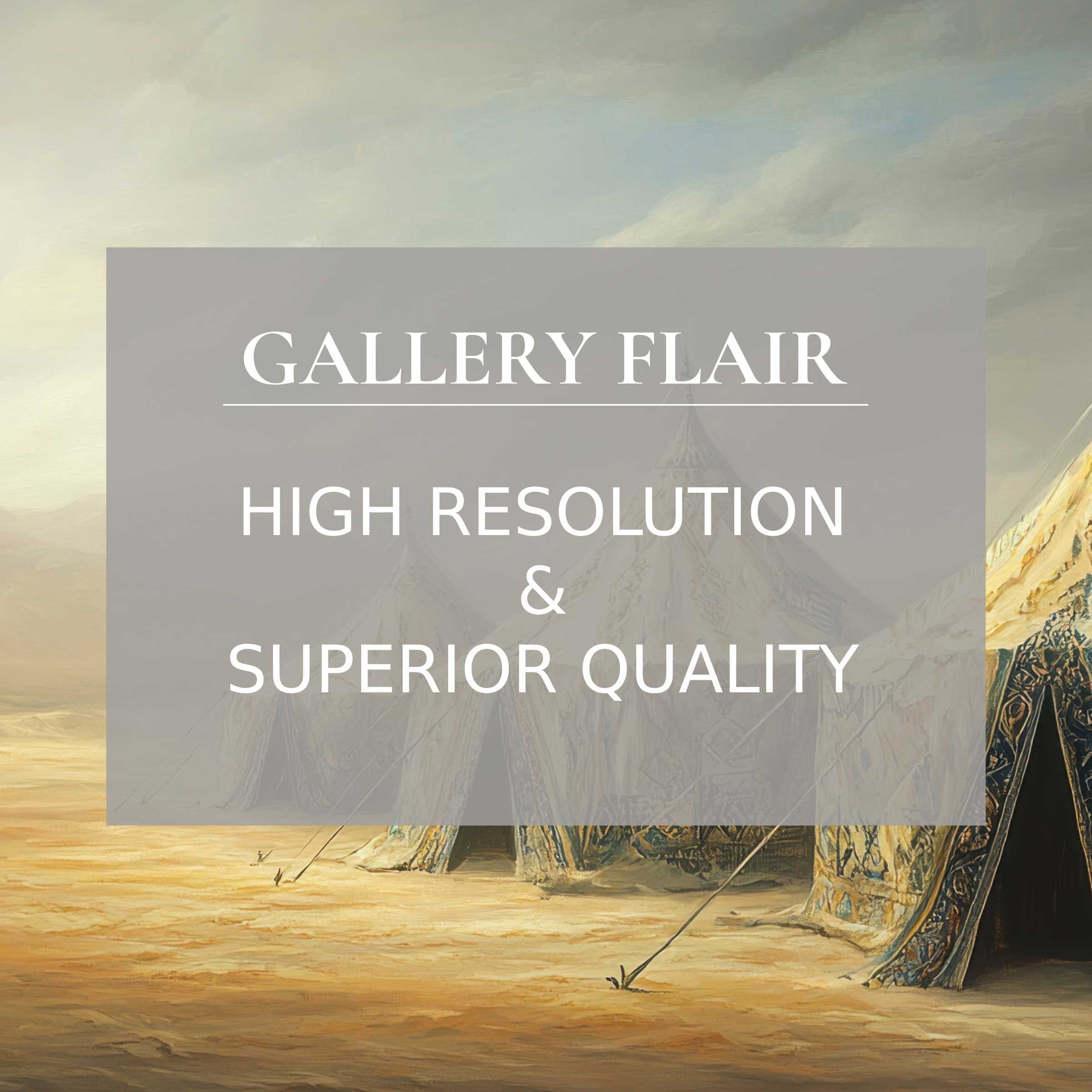 Boho printable art capturing serene desert tents with exquisite detail, radiating calming warmth to elevate modern interiors