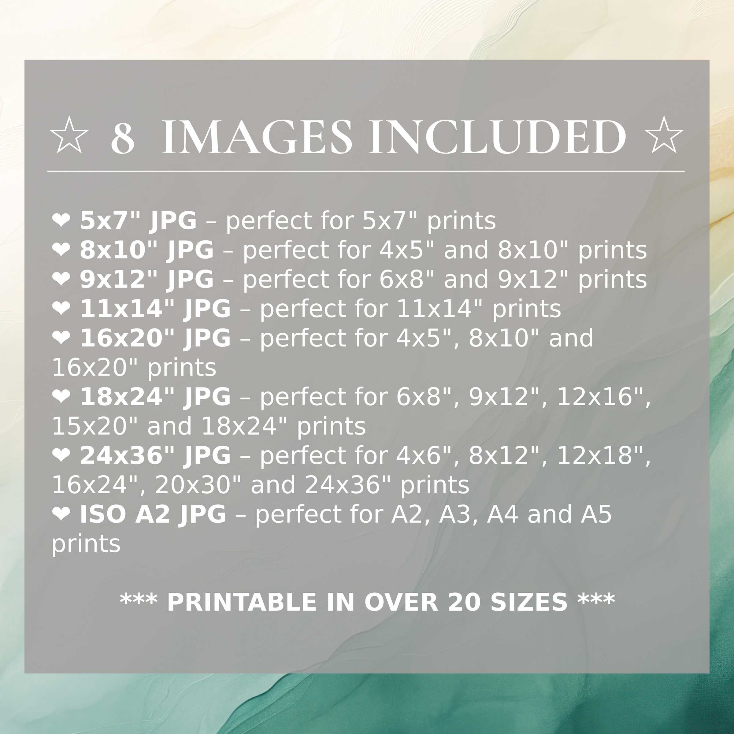 Radiant teal and subtle beige blend in this abstract digital print, included in 8 high-quality sizes to elevate modern interiors