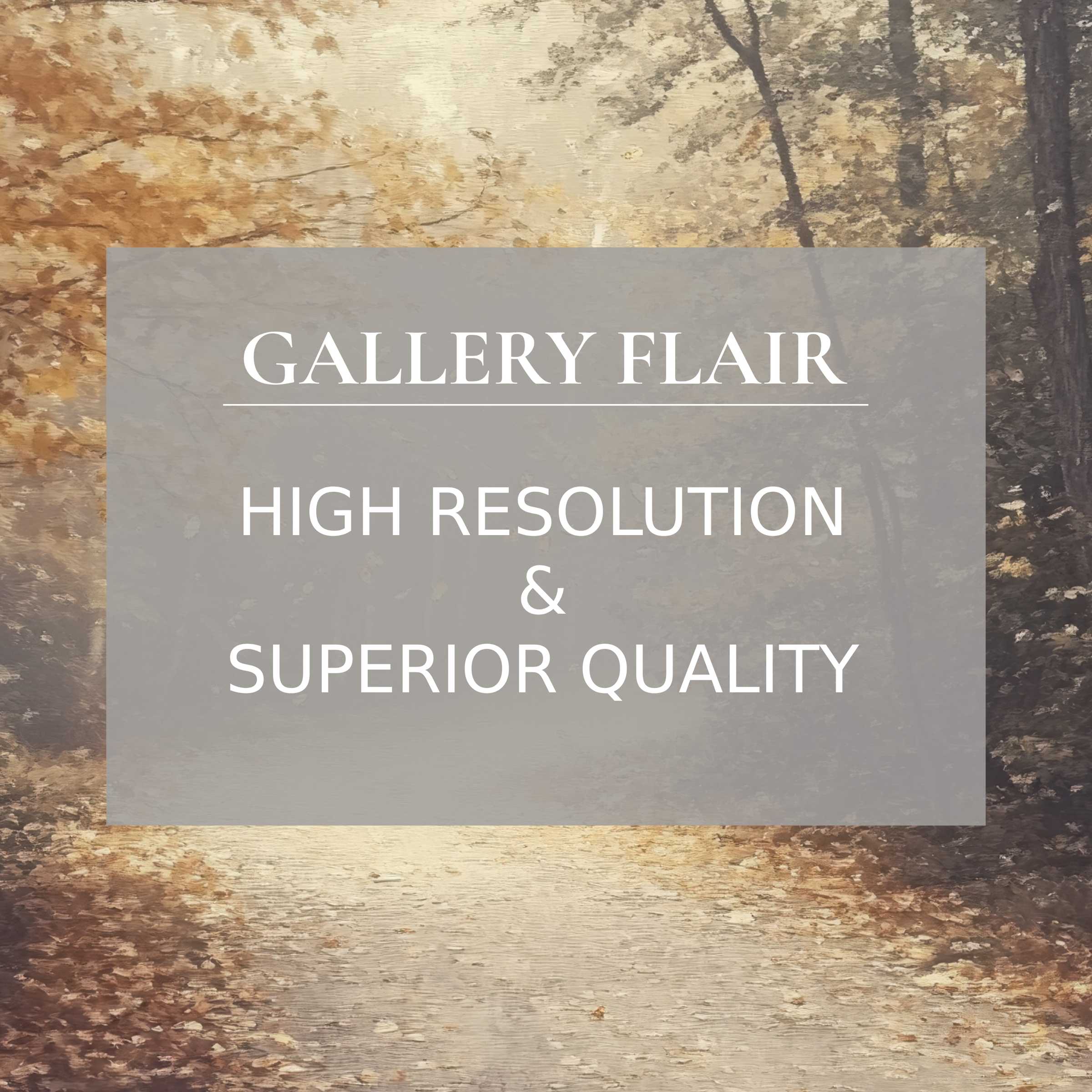 Elegant autumn landscape with rich textures and crisp details in a high-resolution fall Frame TV picture