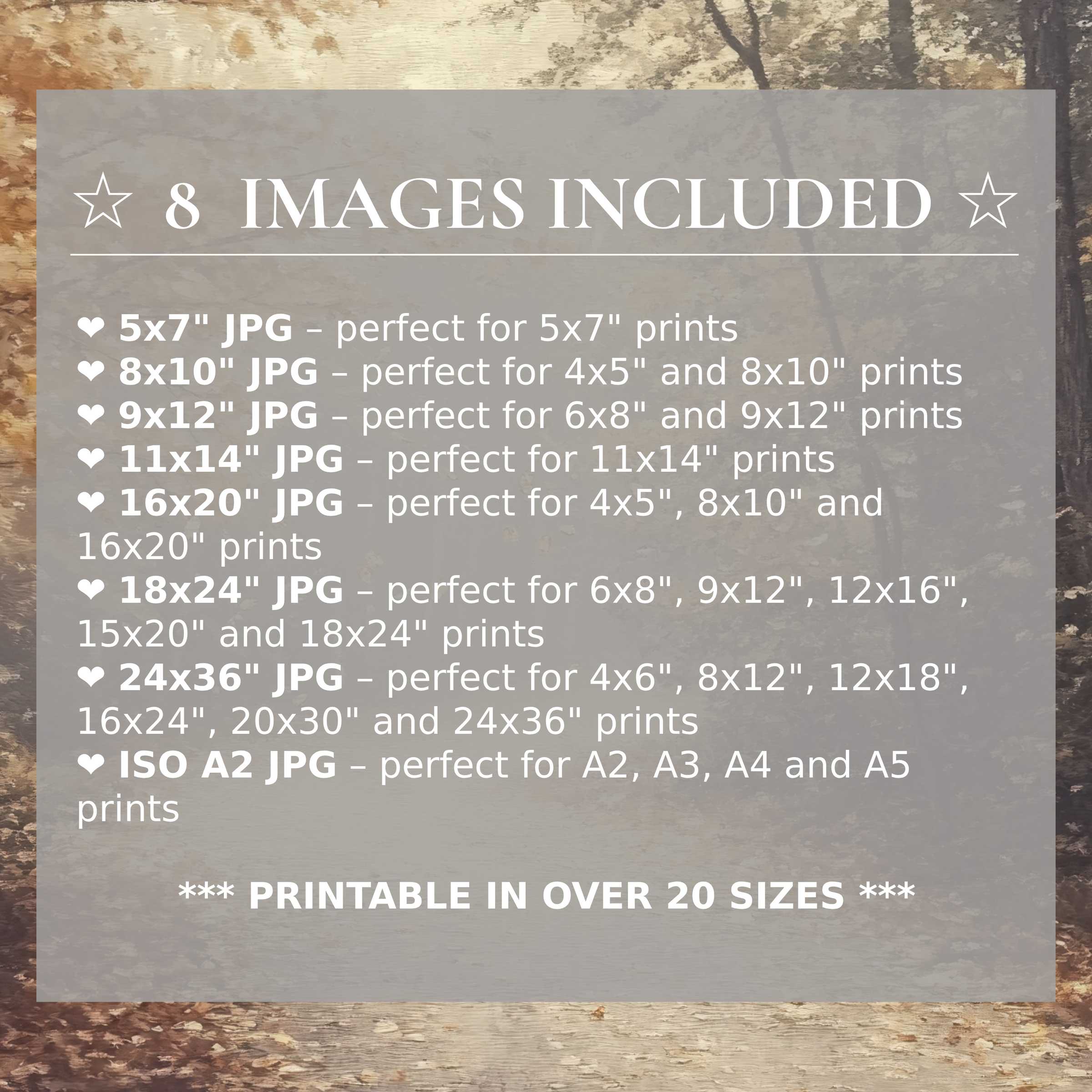 Radiant fall digital print with warm amber and soft beige tones, elevating modern interiors with timeless style-8 high-quality sizes included