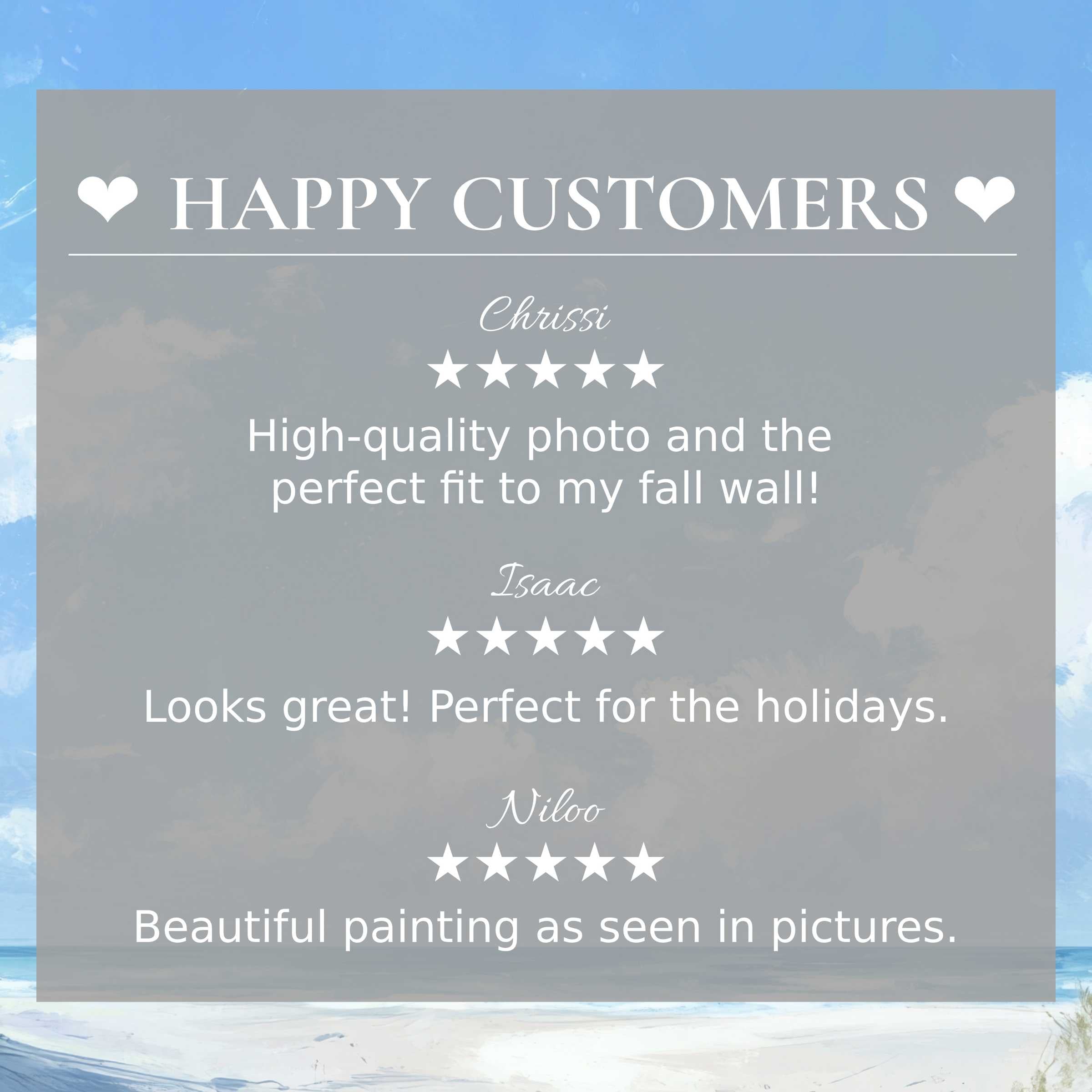 Elegant summer art for Frame TV with abstract sunset hues; trusted reviews highlight a happy customer experience