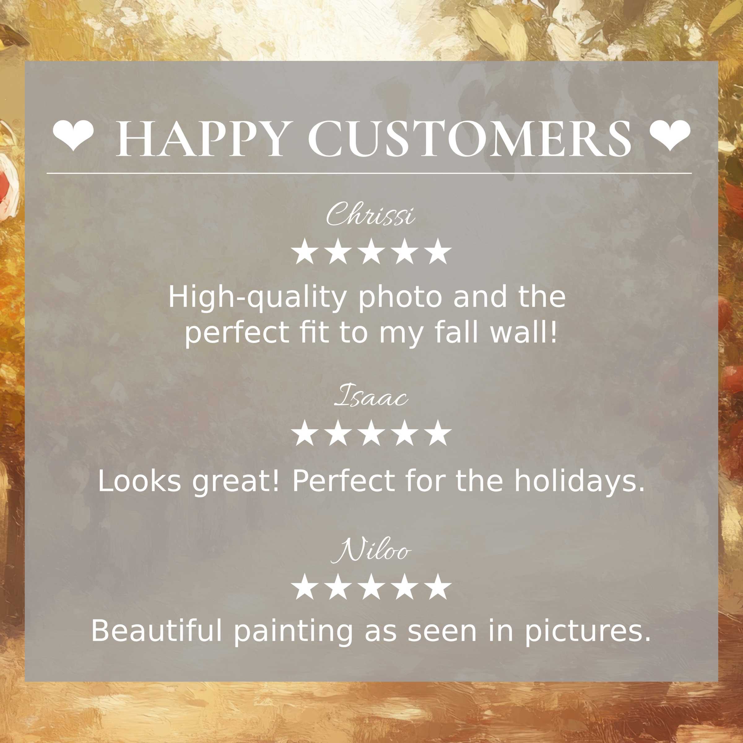 Fall art for Frame TV with abstract sunset colors and happy customer reviews builds trust and highlights elegant style