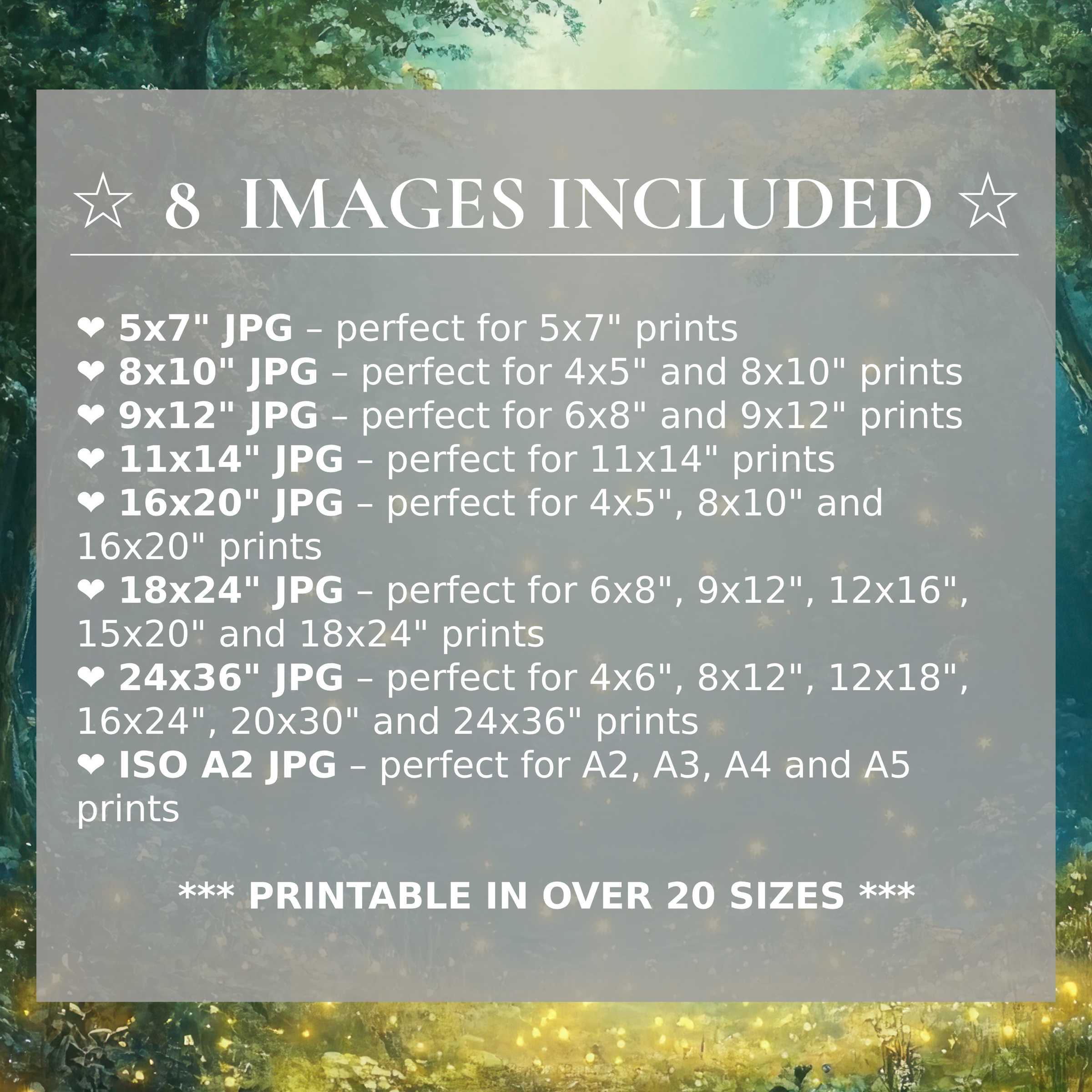 Radiant nursery digital print in soothing teal and gold hues, elevating modern interiors with effortless style, includes 8 high-quality sizes