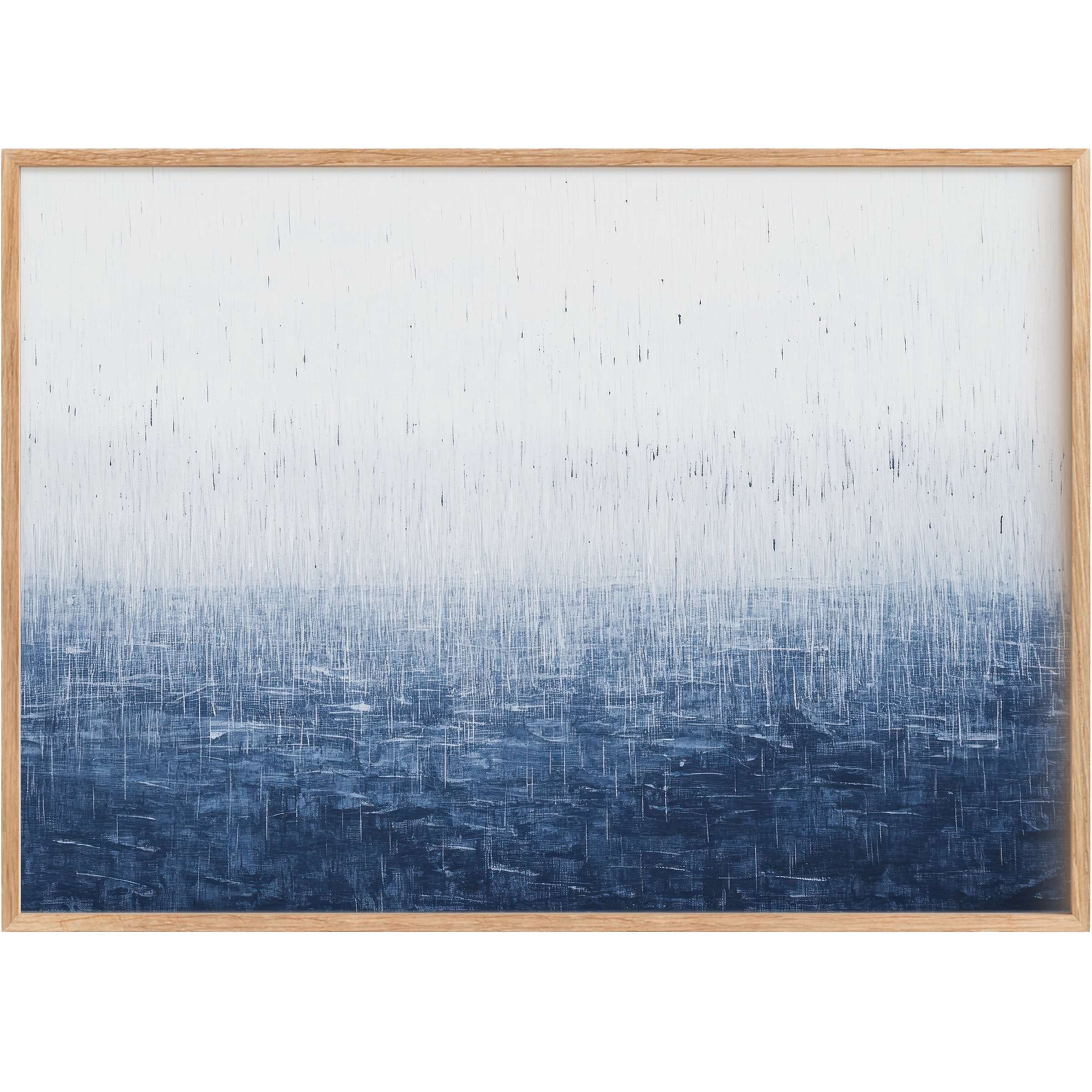 Minimalist printable wall art blending deep navy and soft white evokes a serene, contemplative atmosphere for elegant spaces