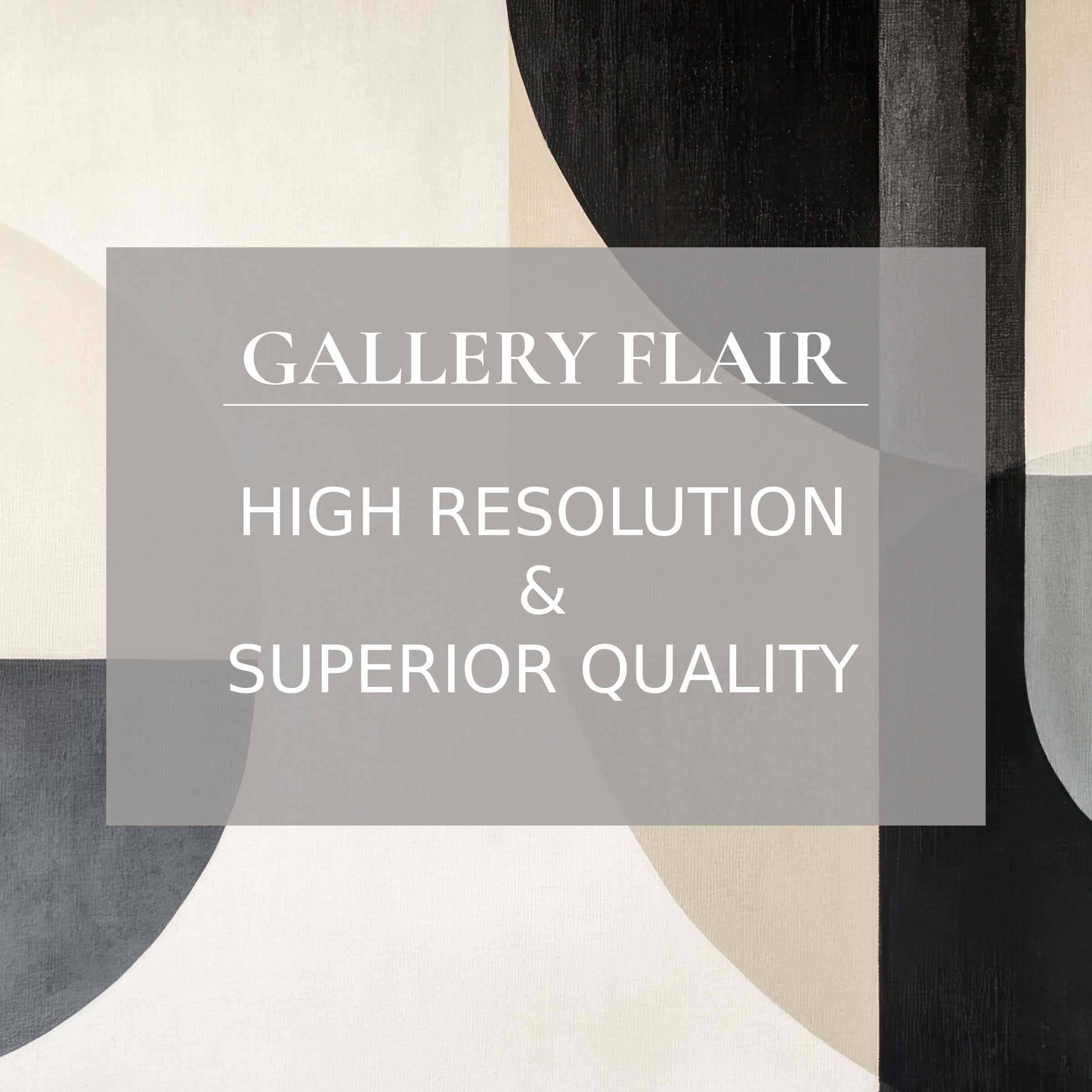 Elegant abstract shapes in muted tones, showcasing a high-definition, neutral Frame TV picture with refined visual clarity