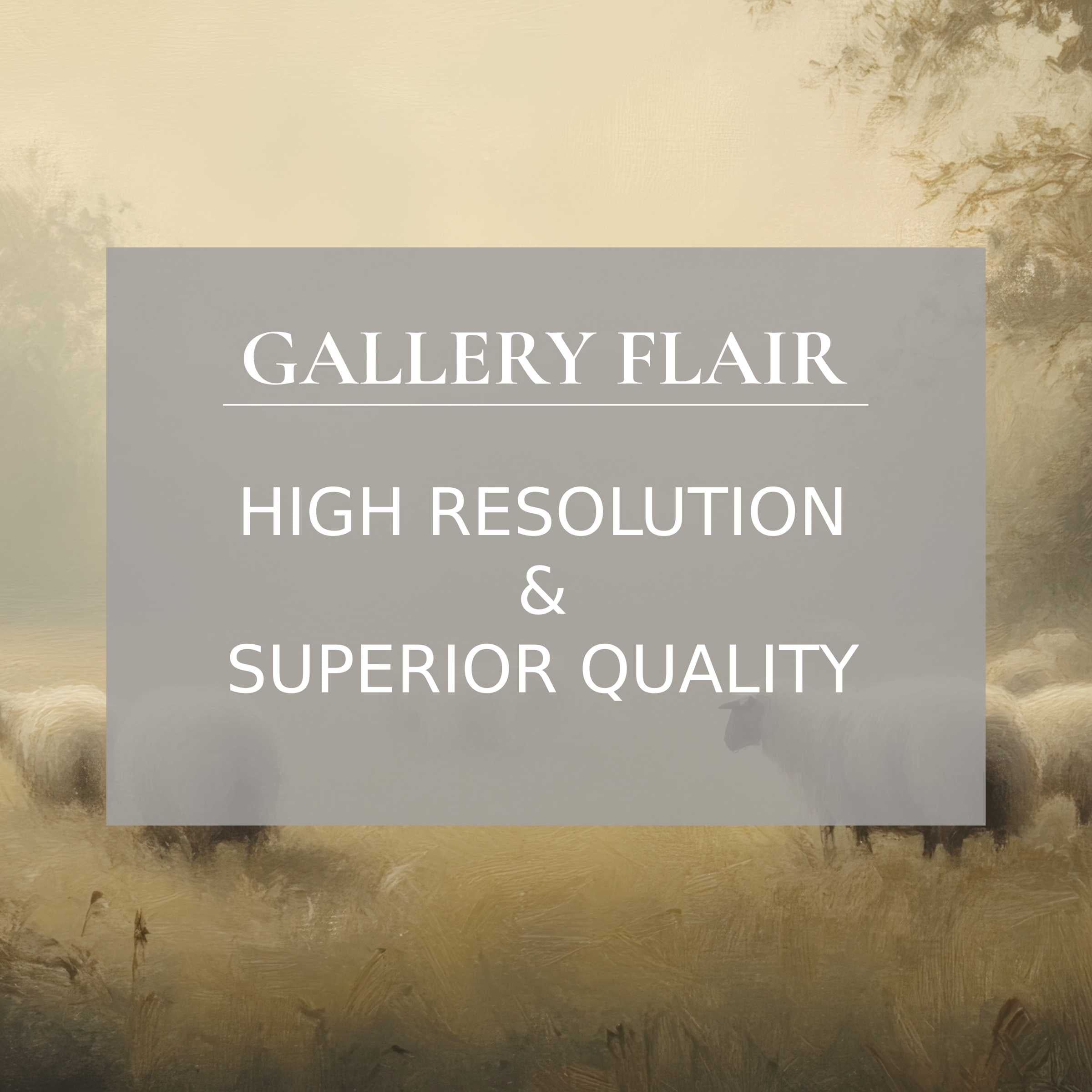 Elegant farmhouse Frame TV picture with soft muted tones and high-resolution, refined visual clarity for stylish décor