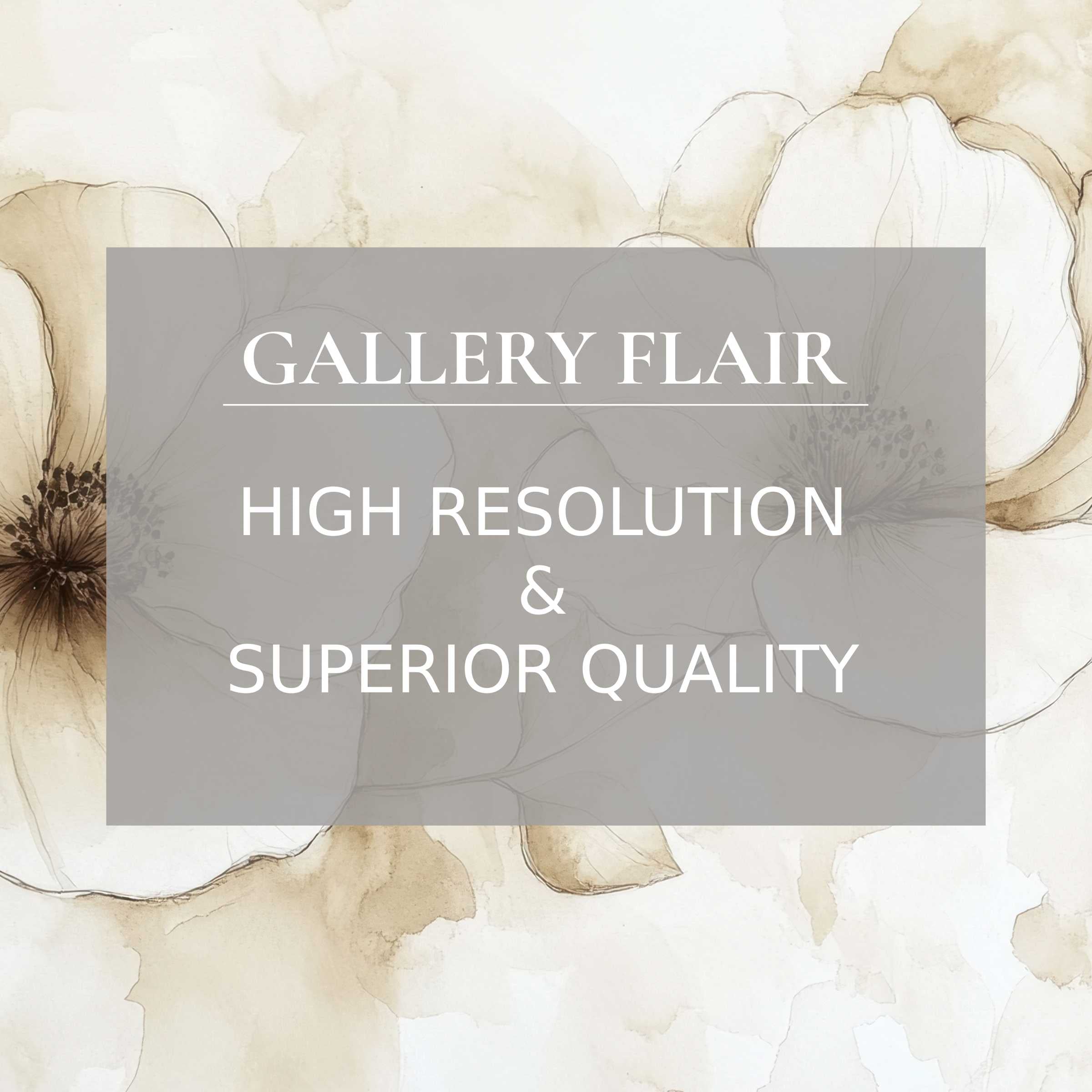 Elegant watercolor floral art with soft neutrals and fine details, perfect as a neutral Frame TV picture for refined decor