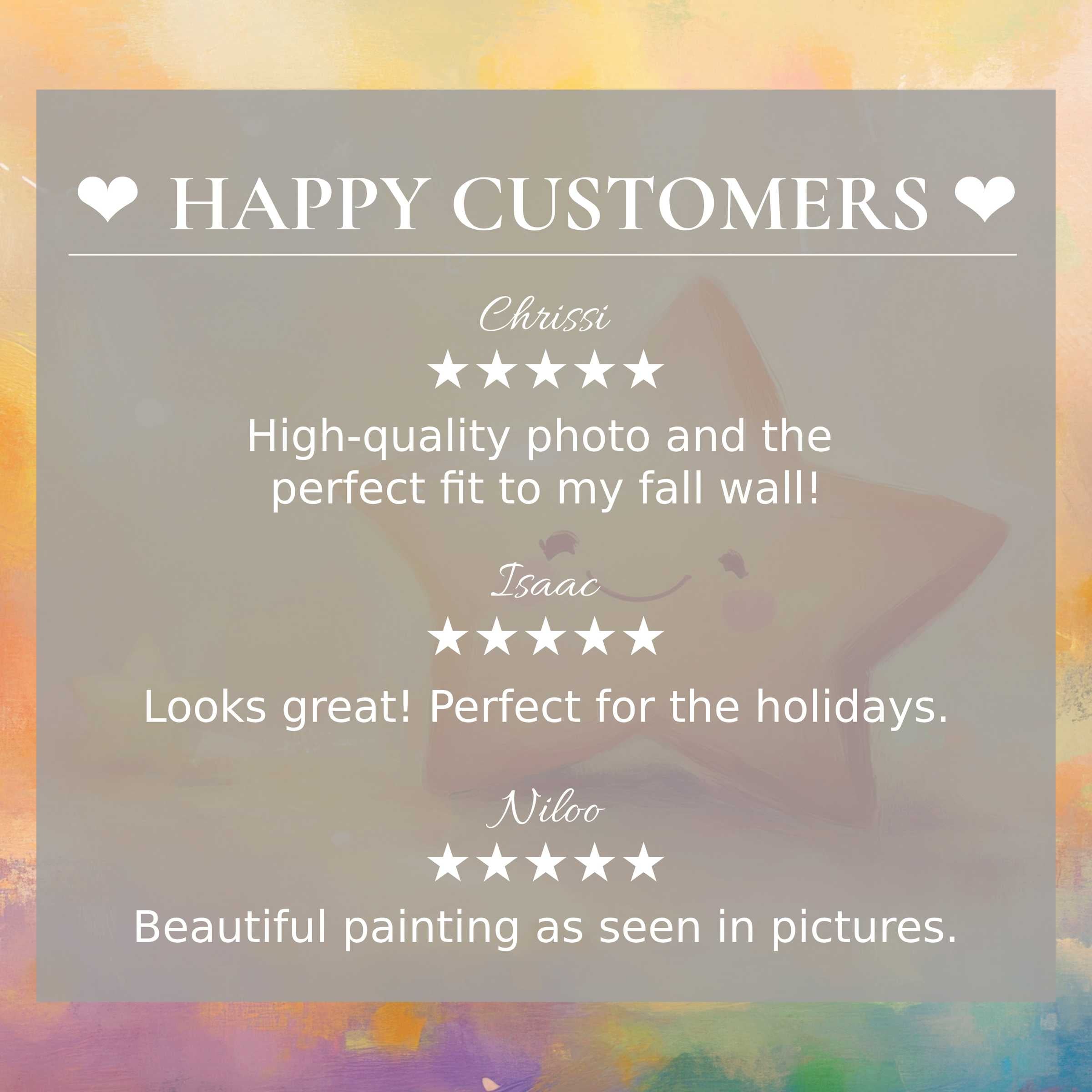 Nursery art for Frame TV with abstract sunset hues, showcasing a happy customer layout that builds trust and elegance