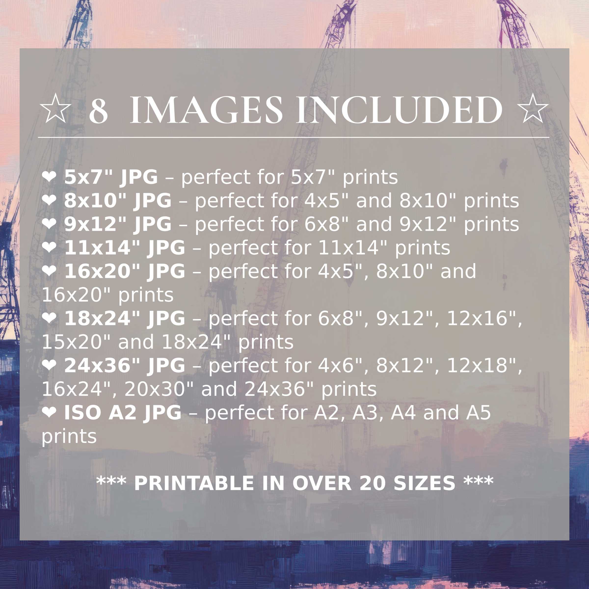 Radiant urban digital print in soft pinks and bold navy, elevating modern interiors with style and 8 included sizes