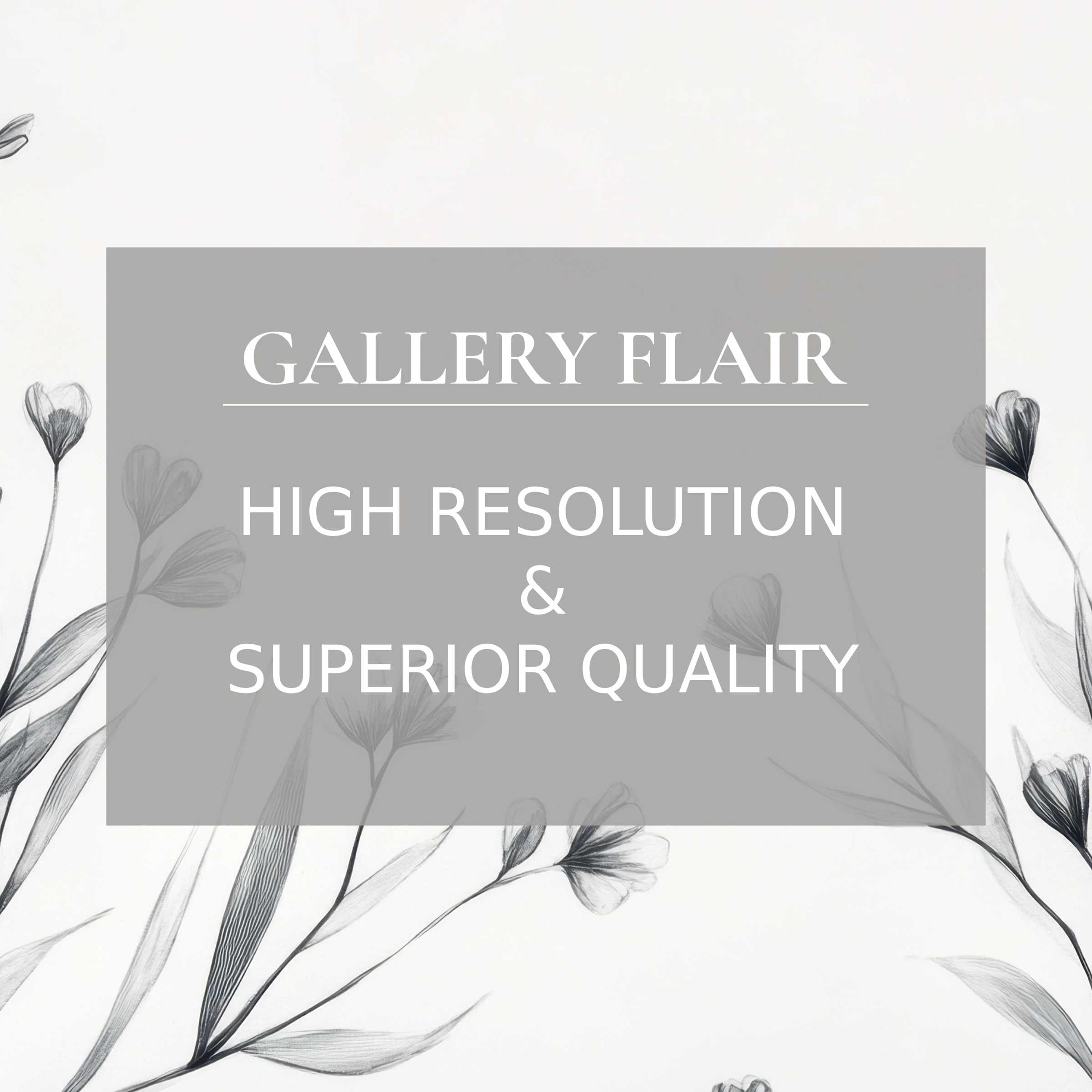 Elegant botanical sketch with crisp detail and refined tones for a neutral Frame TV picture in high resolution