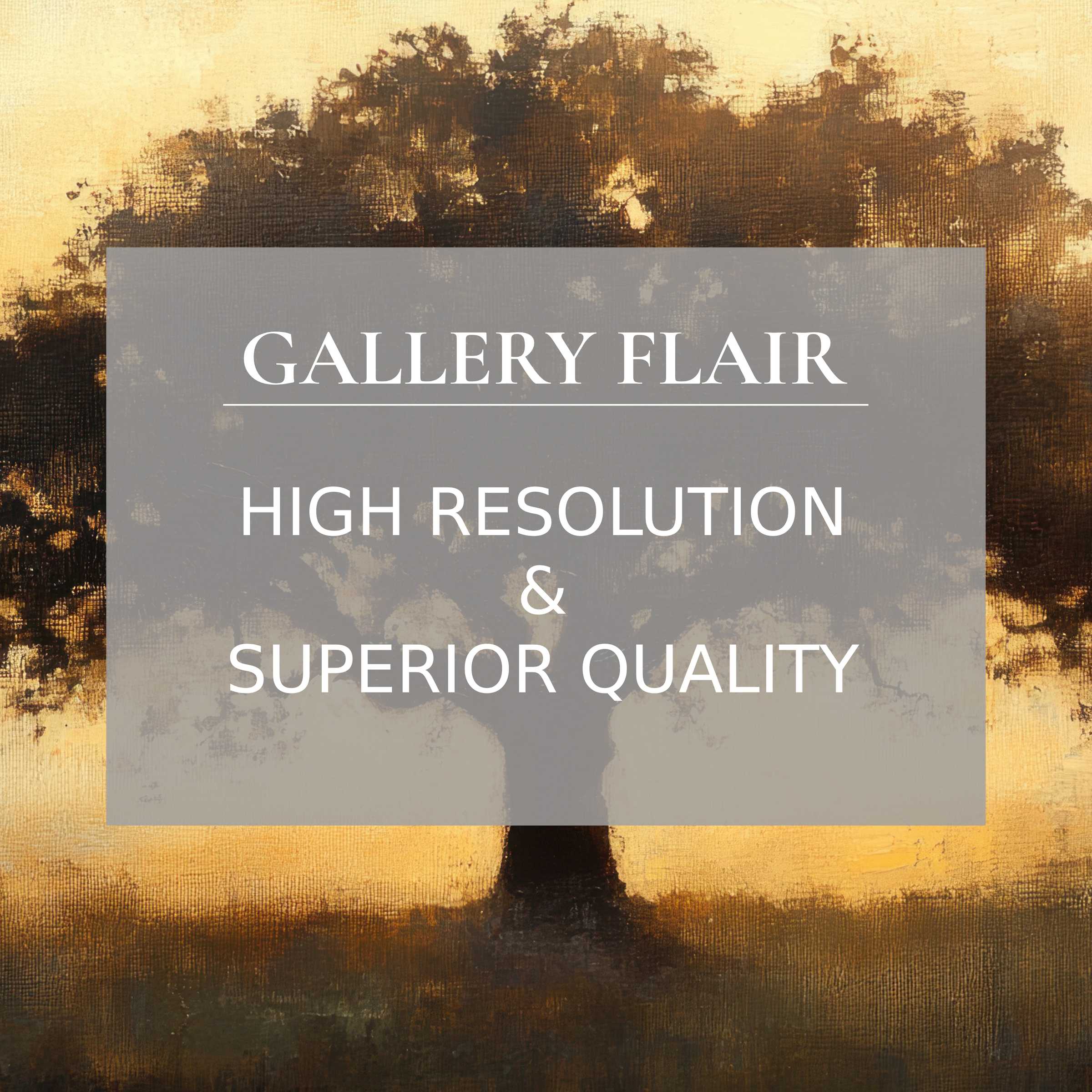 Majestic tree printable art radiates calming warmth with rich textures and exquisite detail, elevating modern interiors