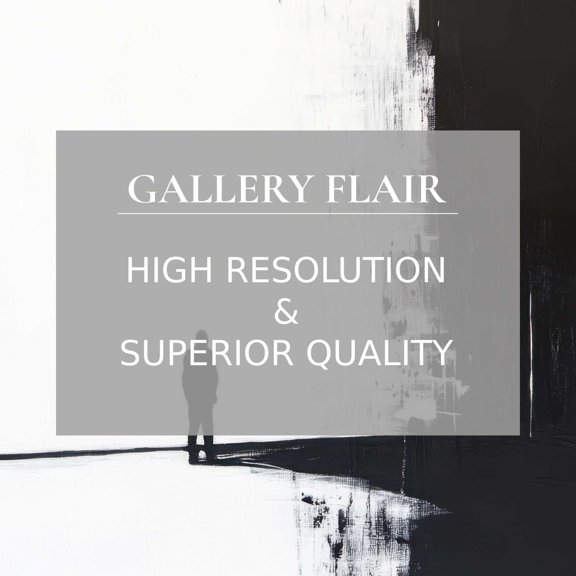 Minimalist black and white street art Frame TV picture with high resolution, sleek elegance, and striking visual clarity