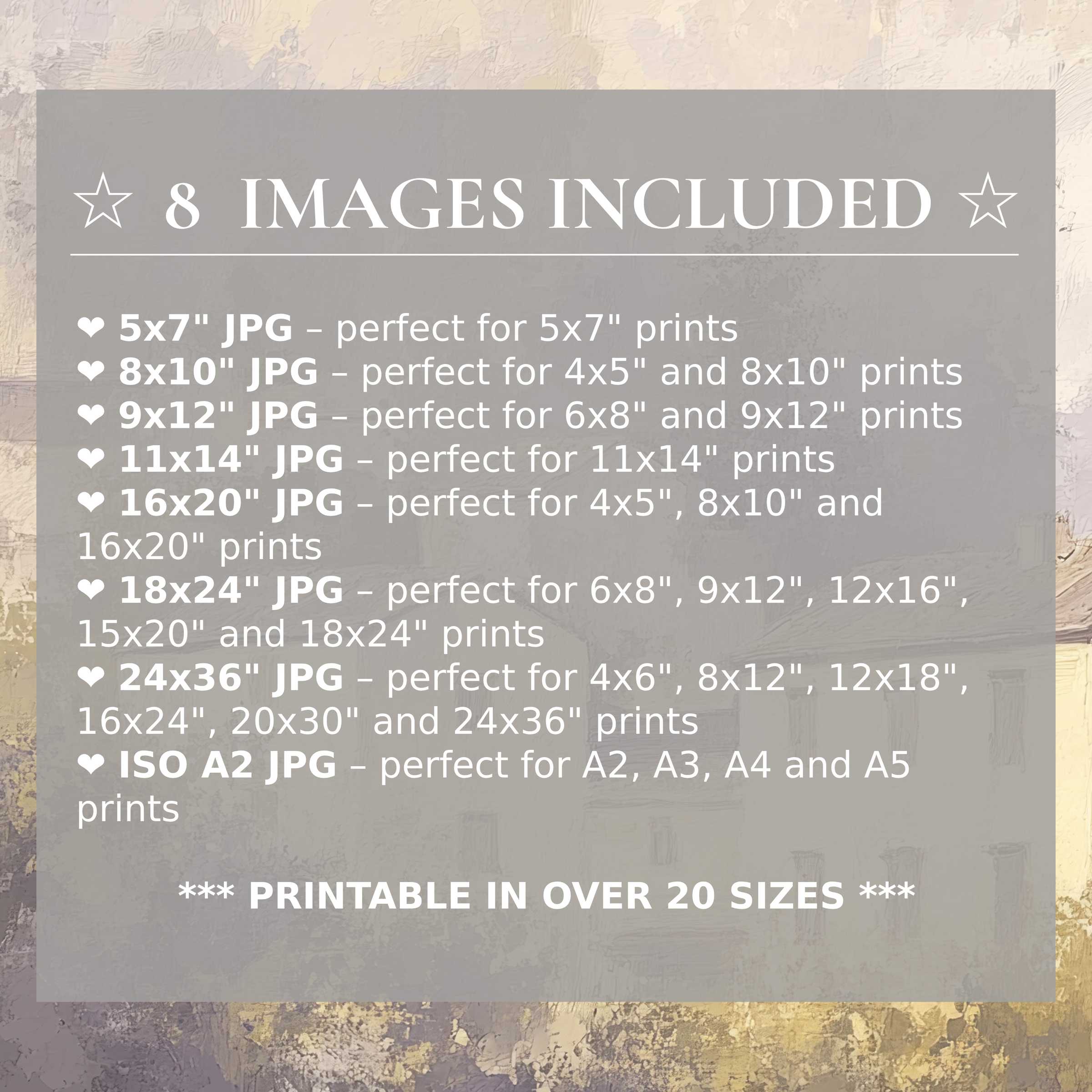 Vintage digital print featuring radiant beige and soft gold tones, delivering calming elegance in 8 high-quality sizes included with download to elevate modern interiors with timeless style and versatile appeal
