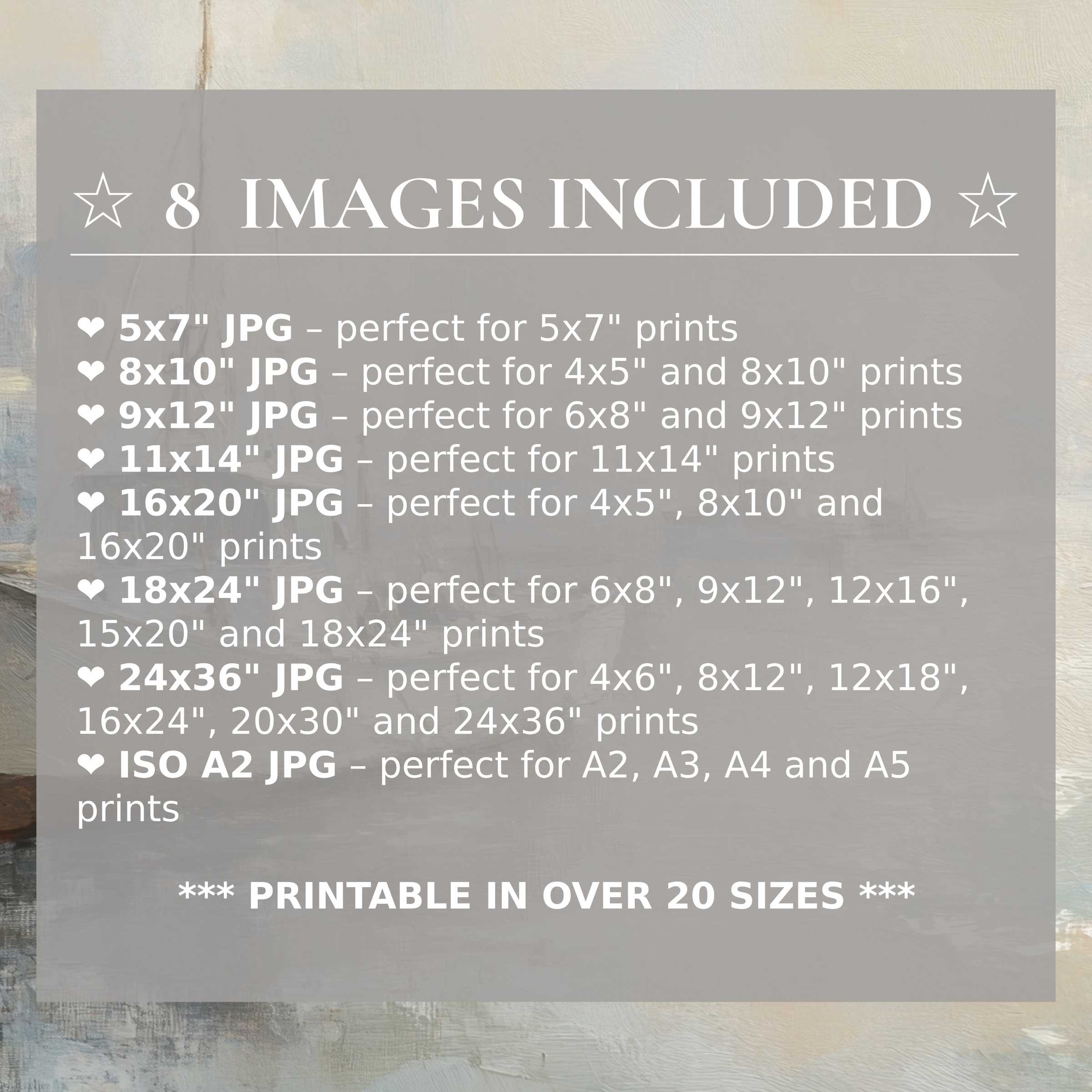Coastal digital print radiates calming blues and warm neutrals, elevating modern interiors with style and flexibility; includes 8 high-quality sizes
