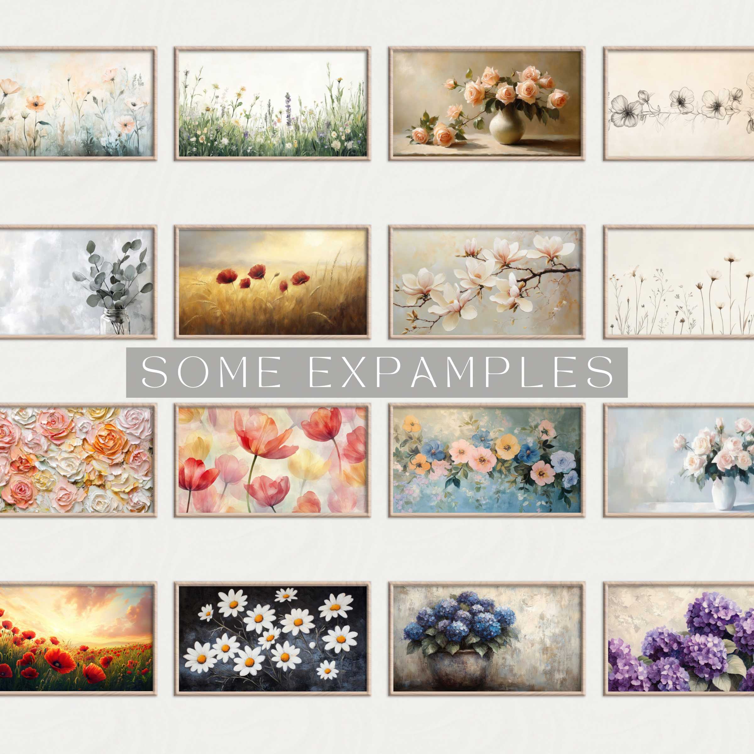 Floral Frame TV Art collection showcasing elegant, timeless floral paintings for discerning, style-savvy interiors