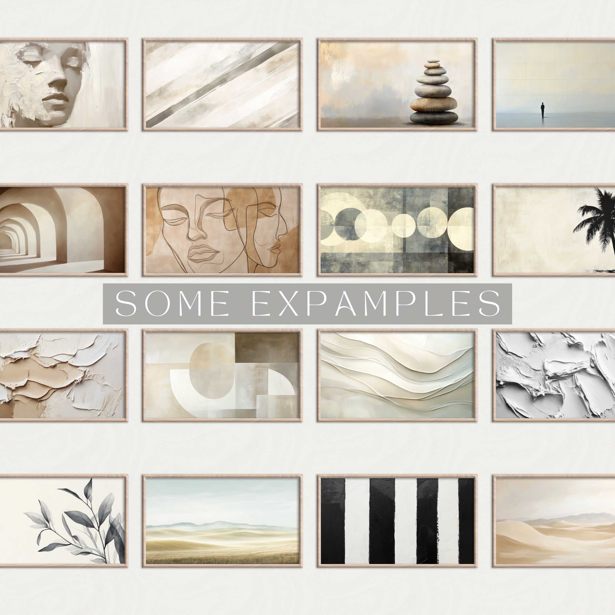 Neutral Wall Art Prints featuring abstract, serene, and textured designs for sophisticated, modern home interiors