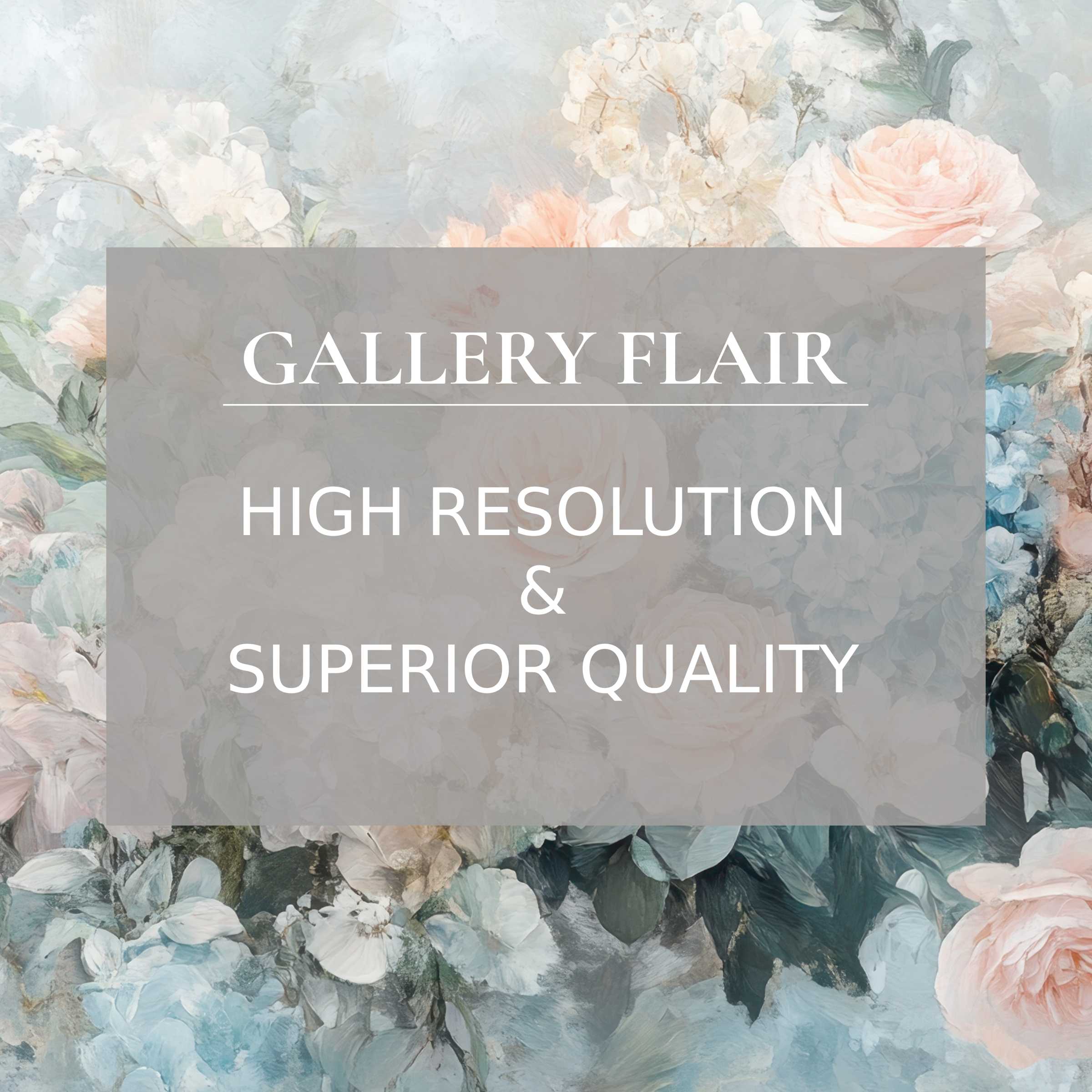 Elegant floral Frame TV picture with high resolution, pristine detail, and refined pastel tones for modern decor