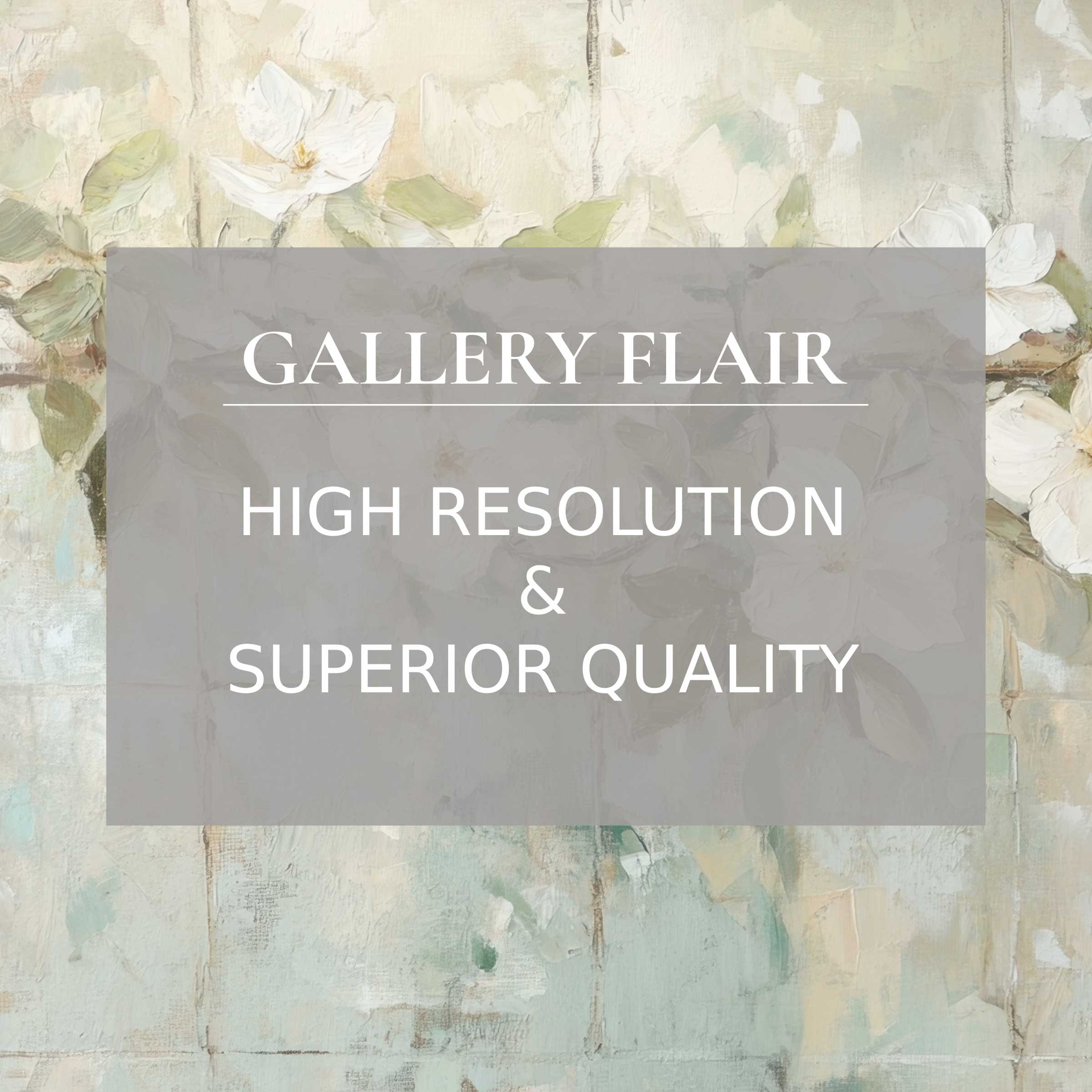 Elegant botanical Frame TV picture with soft textures, exquisite detail, and crisp high-resolution clarity