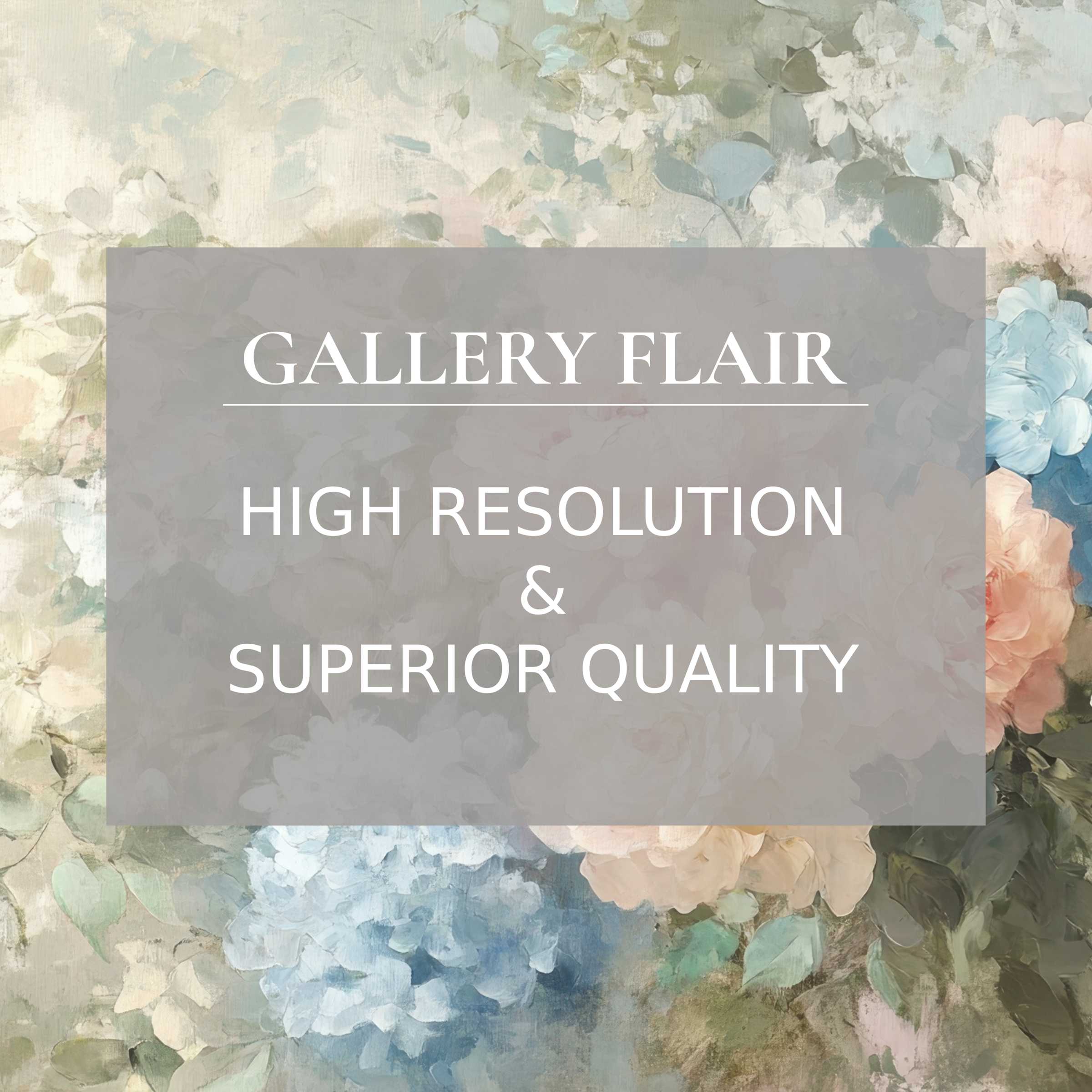 Elegant floral Frame TV picture with refined brushwork, high resolution, and exquisite clarity for upscale home decor
