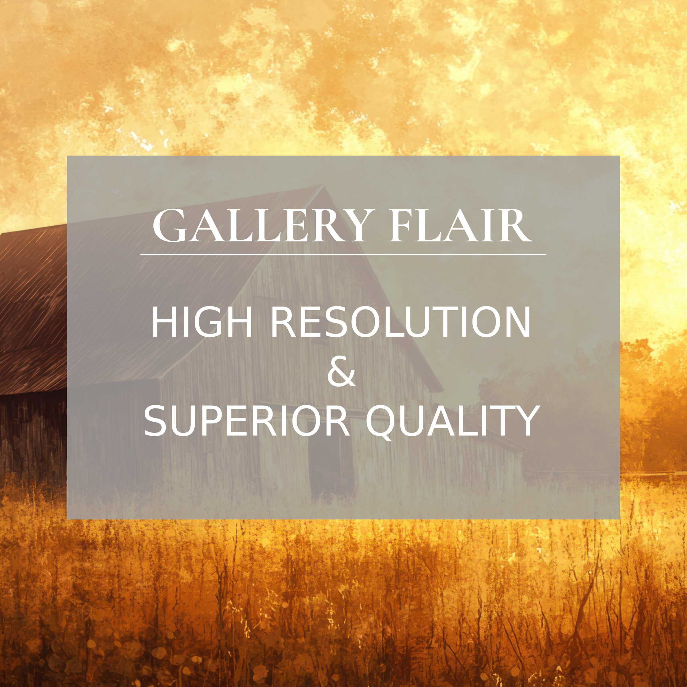 Elegant farmhouse Frame TV picture showcasing rustic charm with vivid colors and pristine high-resolution clarity