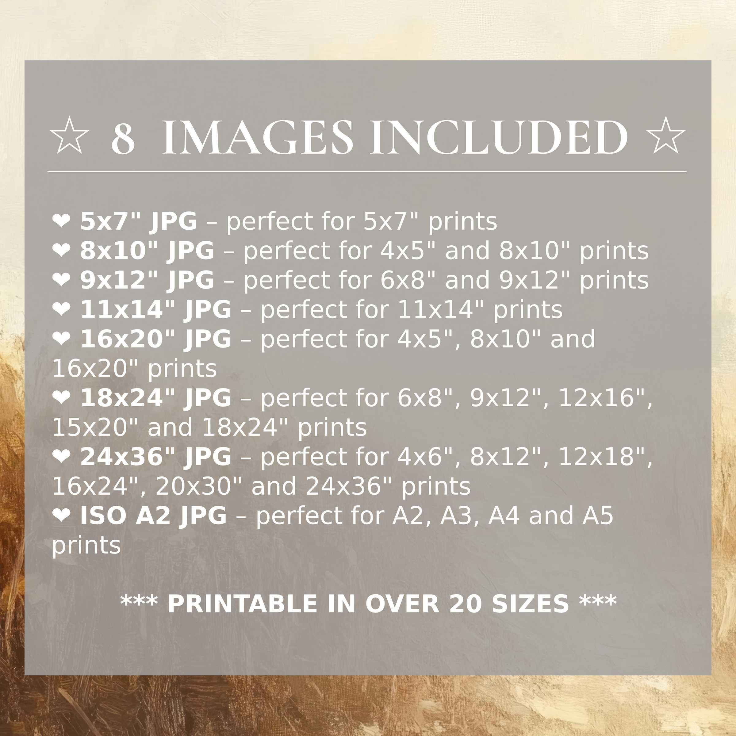 Fall digital print radiating warm amber and rustic gold tones, included in 8 high-quality sizes to elevate modern interiors with timeless style and versatile elegance