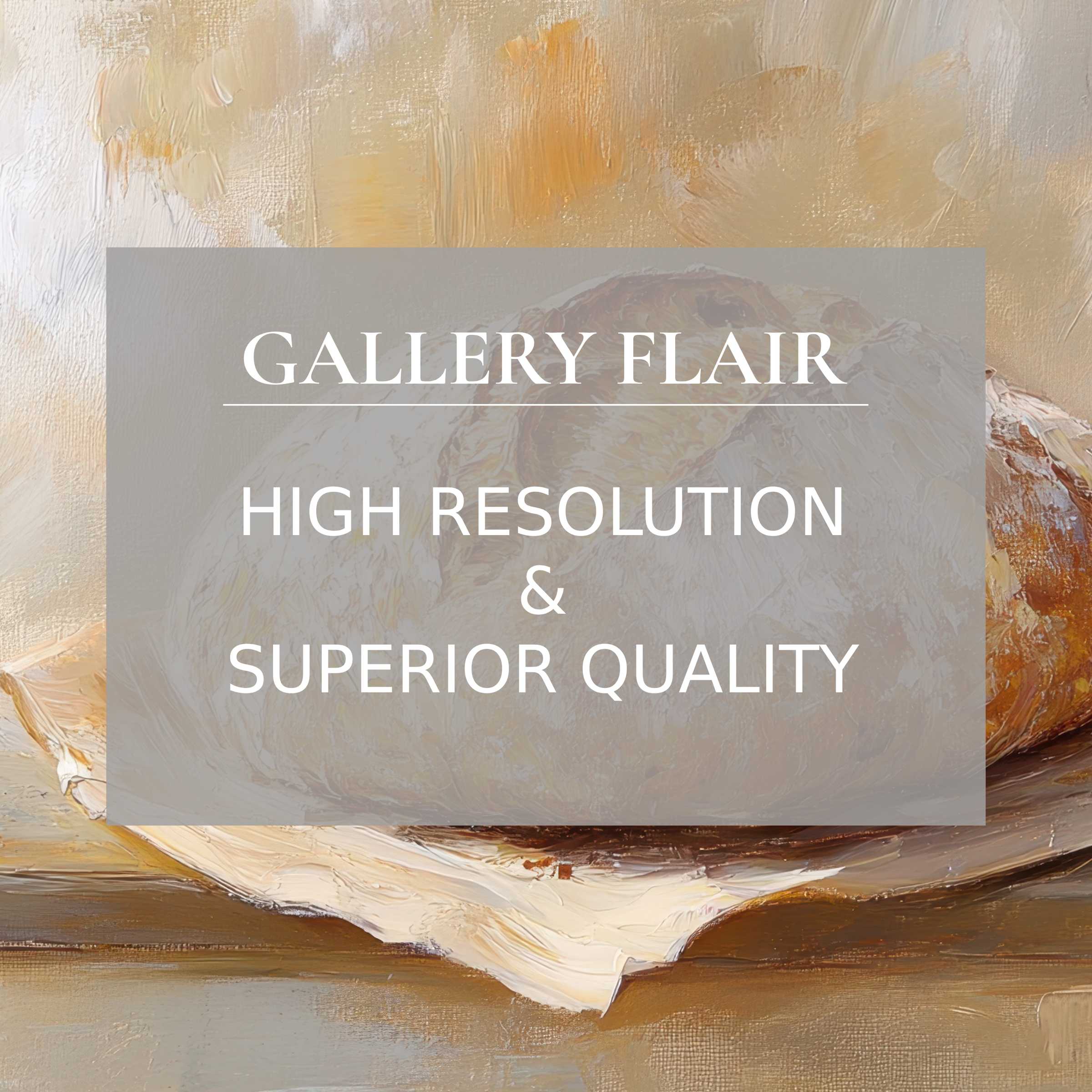 Elegant farmhouse Frame TV picture showcasing textured brushwork and rich tones in high-resolution clarity