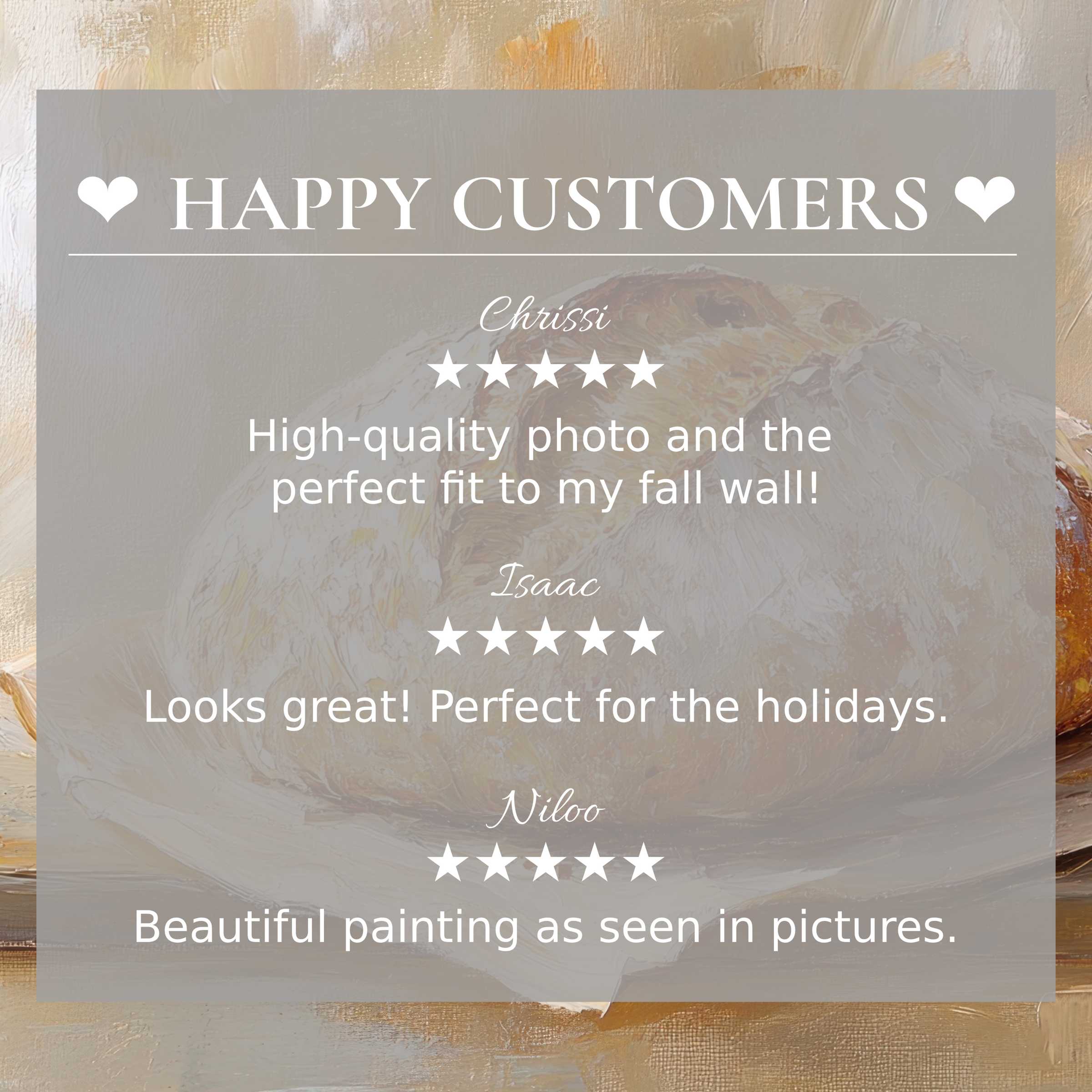 Farmhouse art for Frame TV with abstract sunset tones, featuring happy customer reviews that build trust and style