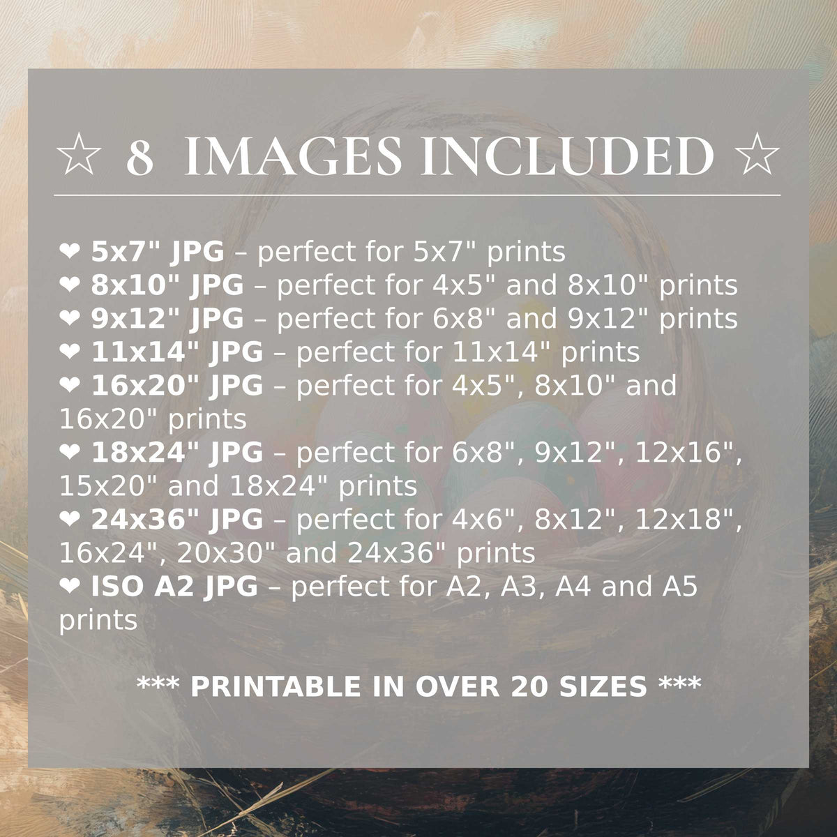 Easter digital print radiates soft pastels and warm neutrals, offering 8 high-quality sizes to elevate modern interiors with effortless style and versatility
