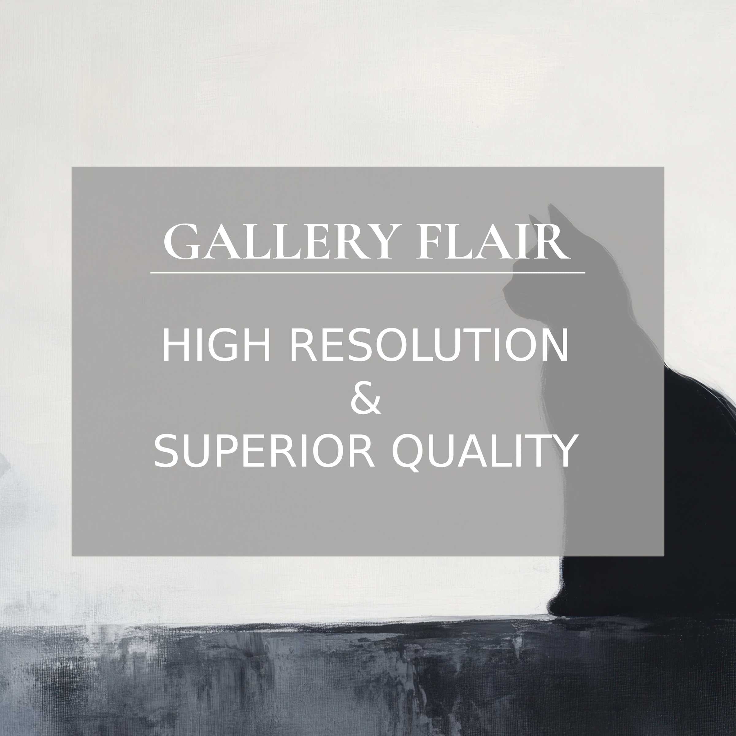 Elegant, high-resolution minimalist Frame TV picture with refined grayscale tones and clear, modern visual clarity
