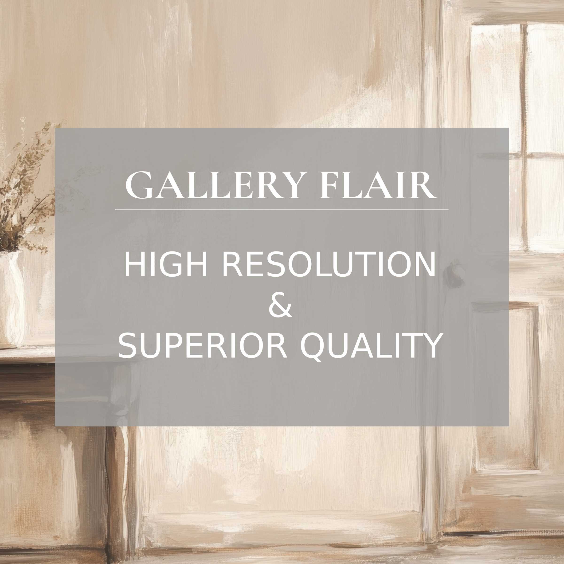 Elegant farmhouse Frame TV picture showcasing refined brushstrokes and high-resolution clarity in muted tones