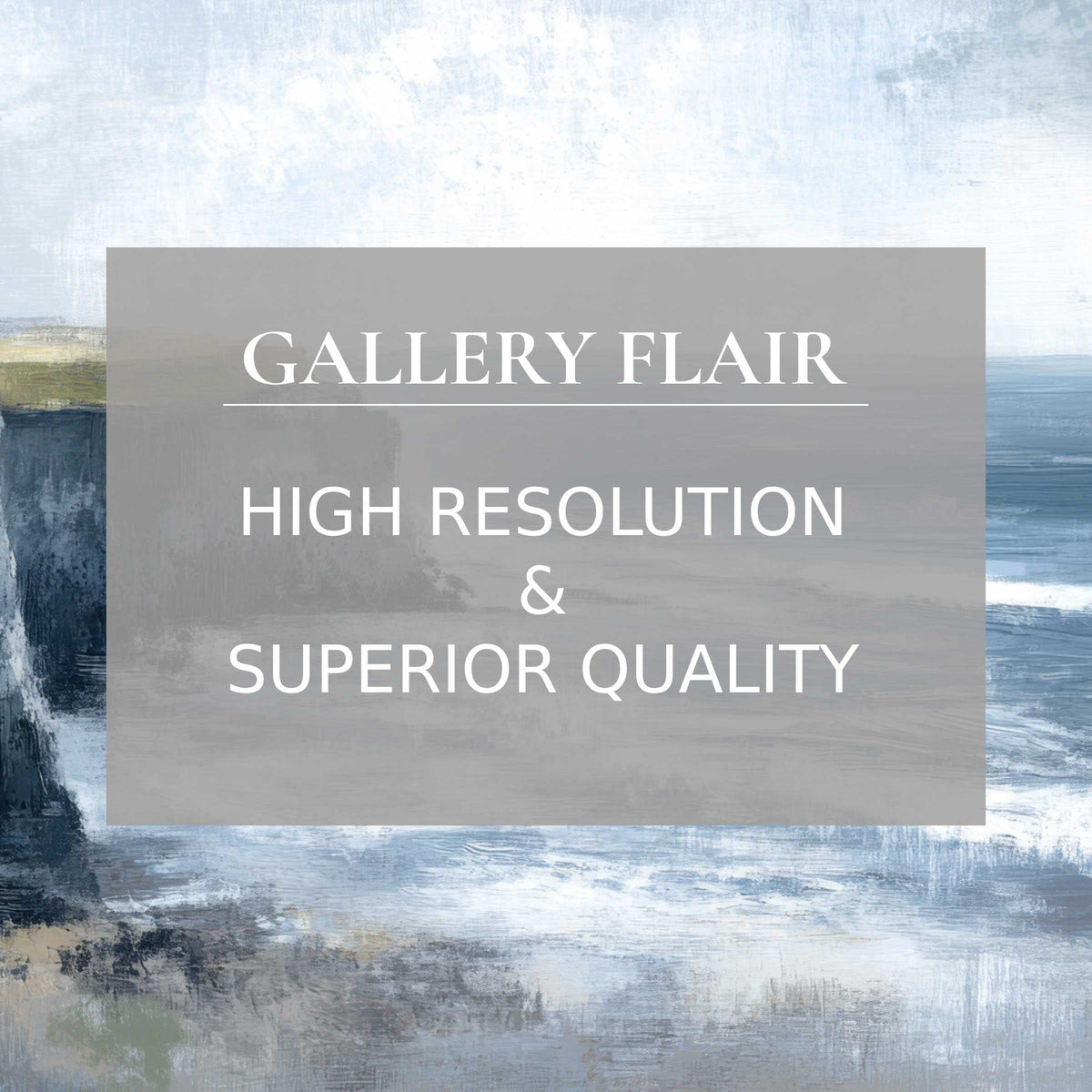 Elegant coastal abstract art with refined texture and vivid detail in a summer Frame TV picture
