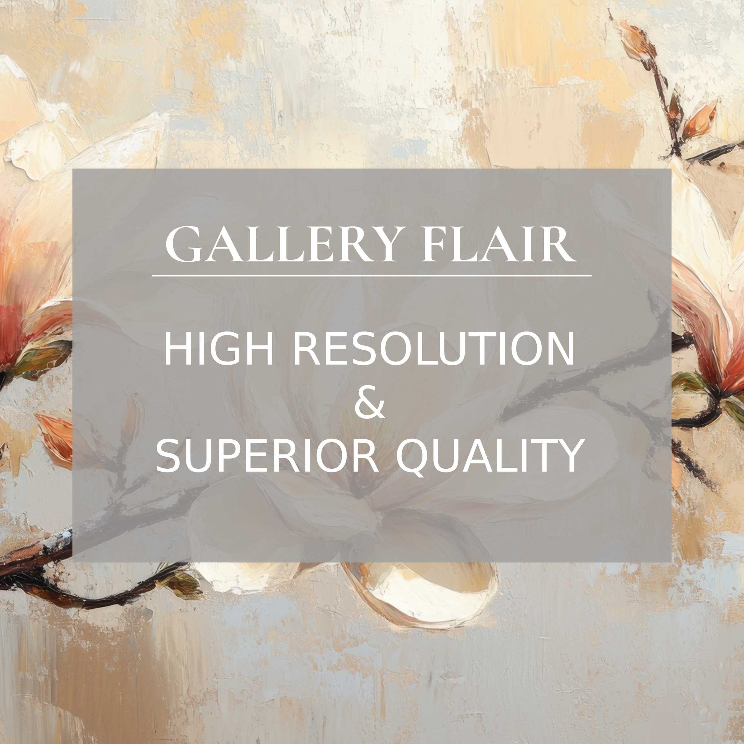Botanical printable art featuring delicate magnolia blooms in soft neutrals, exuding a calming, sophisticated ambiance with premium texture detail