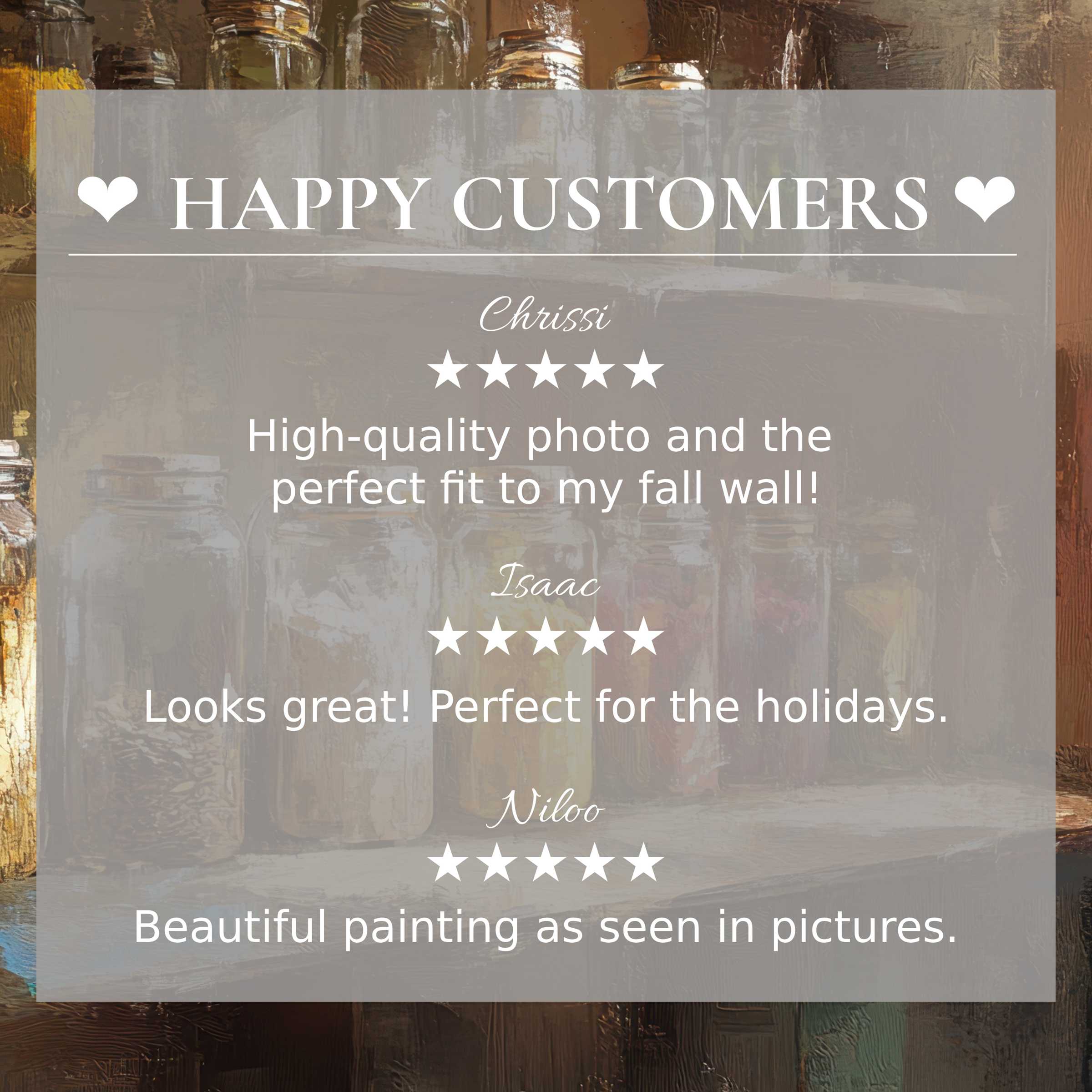 farmhouse art for Frame TV with abstract muted autumn tones, happy customer reviews build trust and elegance