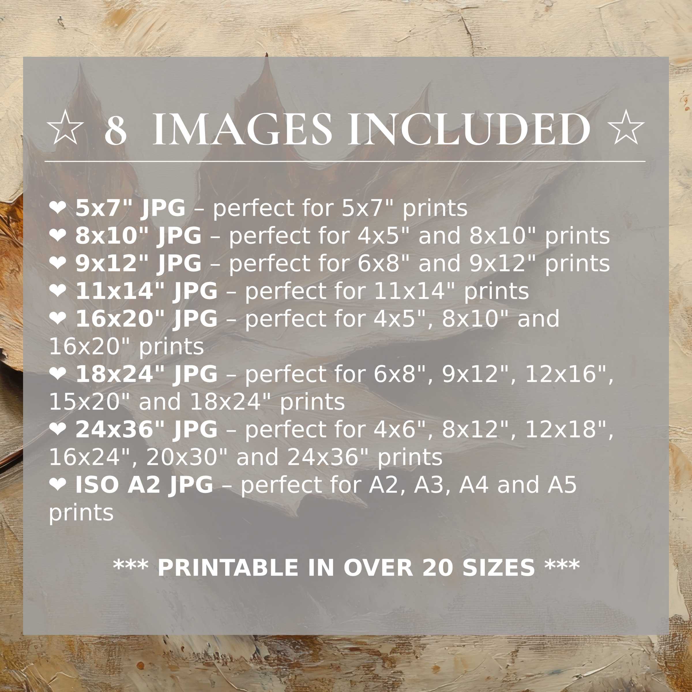 Botanical digital print featuring radiant earthy tones and calming greens, elevating modern interiors with style; includes 8 high-quality sizes with download