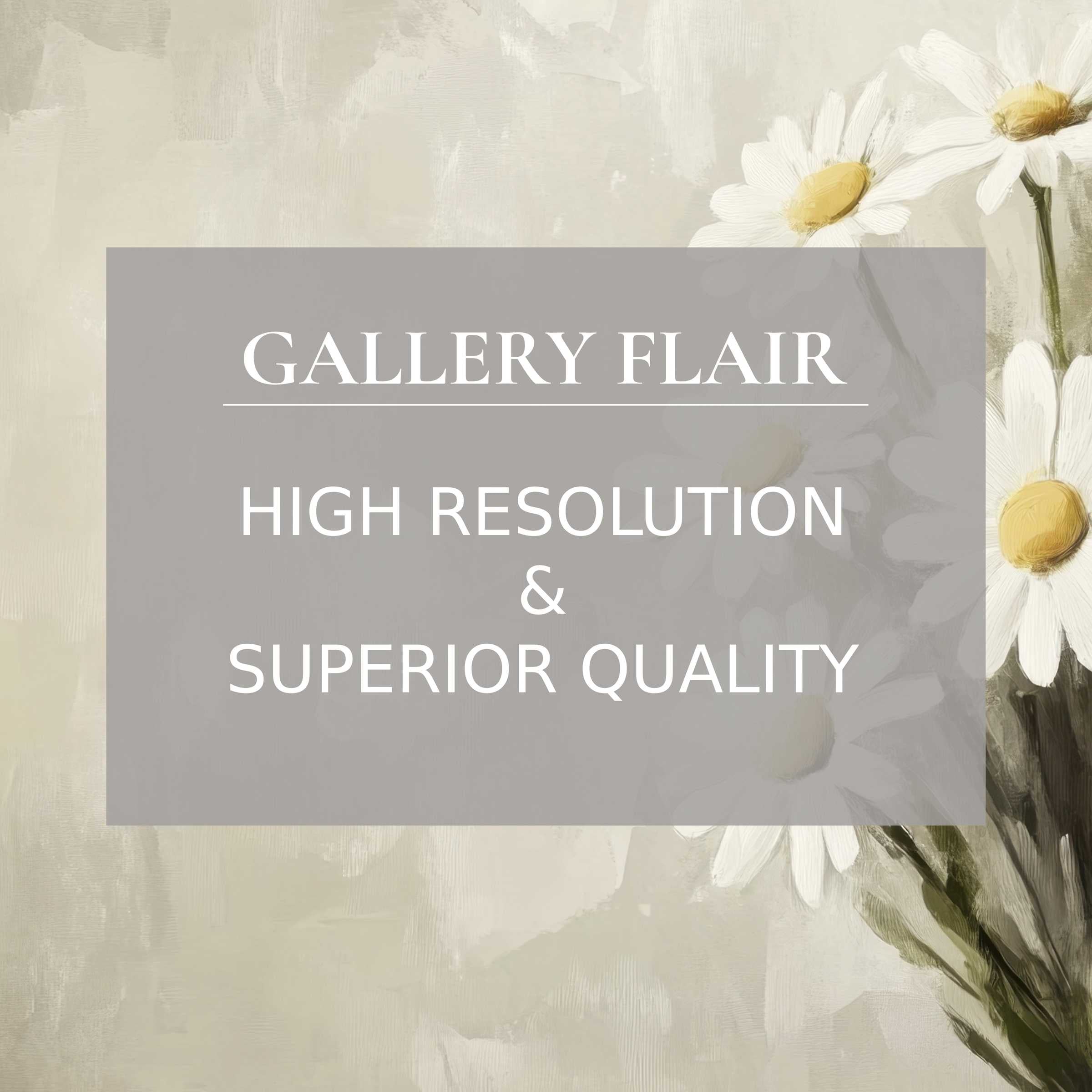 Radiant spring printable art featuring delicate daisies in refined high resolution, perfect for elevating modern interiors