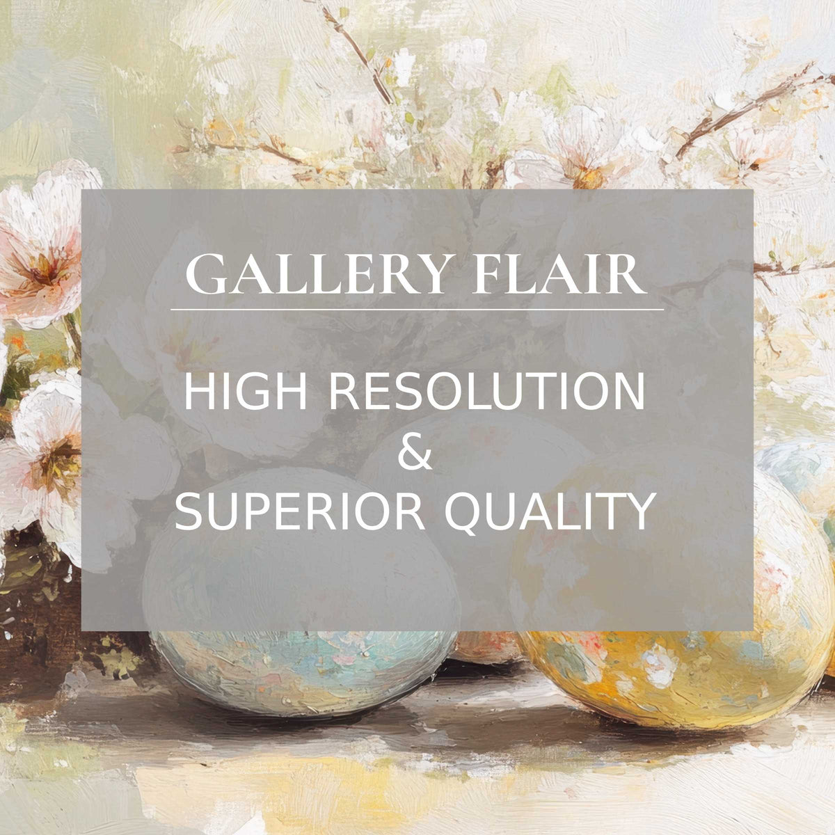 Elegant easter Frame TV picture with soft brushstrokes, high resolution, and refined visual clarity for premium decor