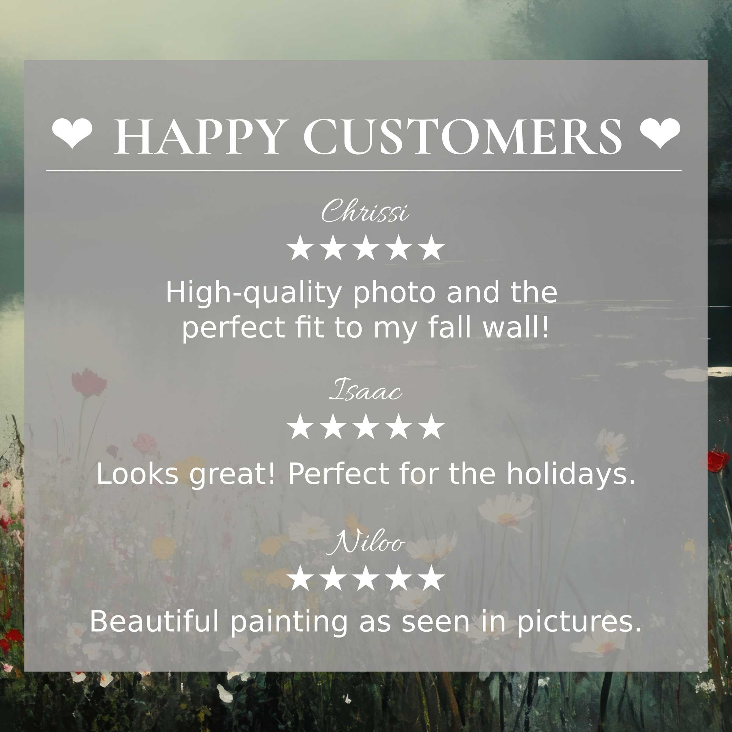 Elegant summer art for Frame TV with abstract floral hues and happy customer reviews that inspire trust and style