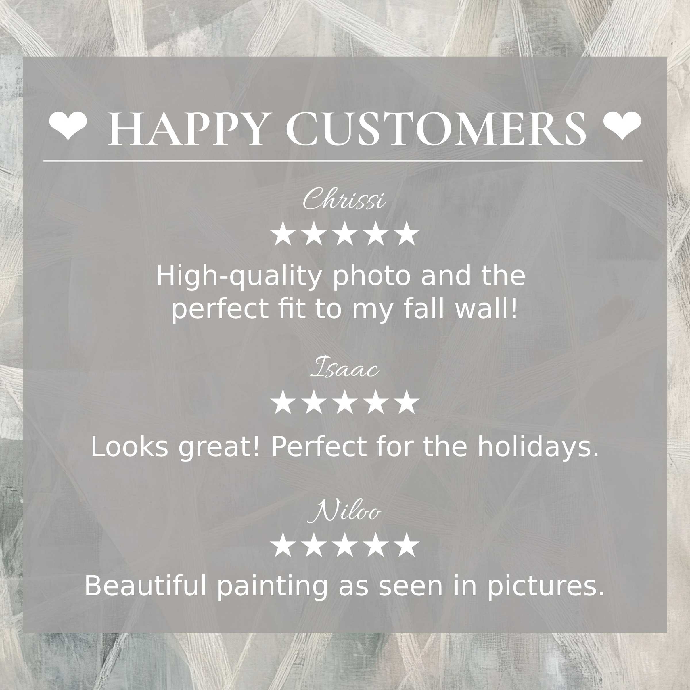 Elegant abstract art for Frame TV in muted tones, featuring happy customer reviews that inspire trust and style