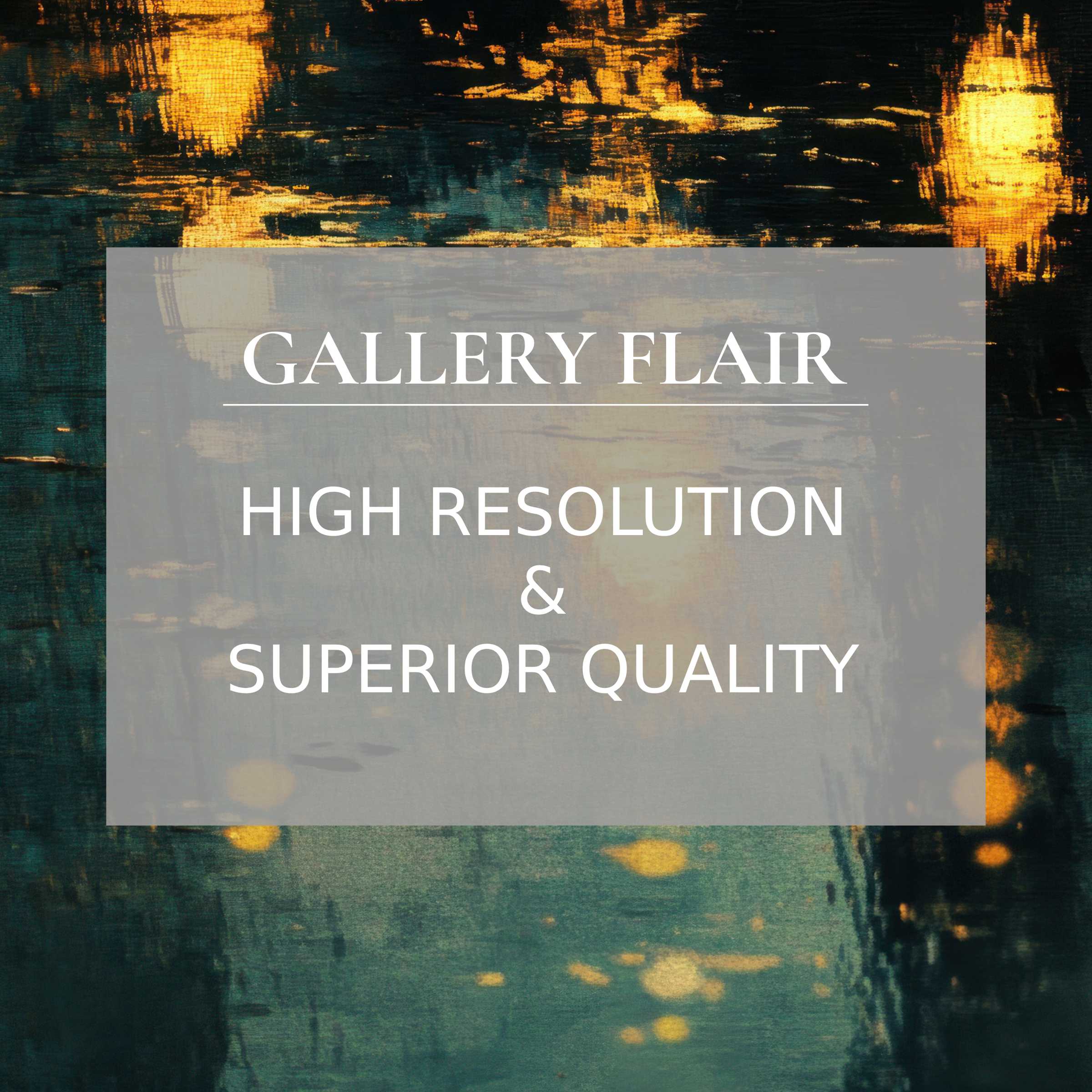 Elegant abstract with rich gold and teal hues, showcasing crisp details in this urban Frame TV picture
