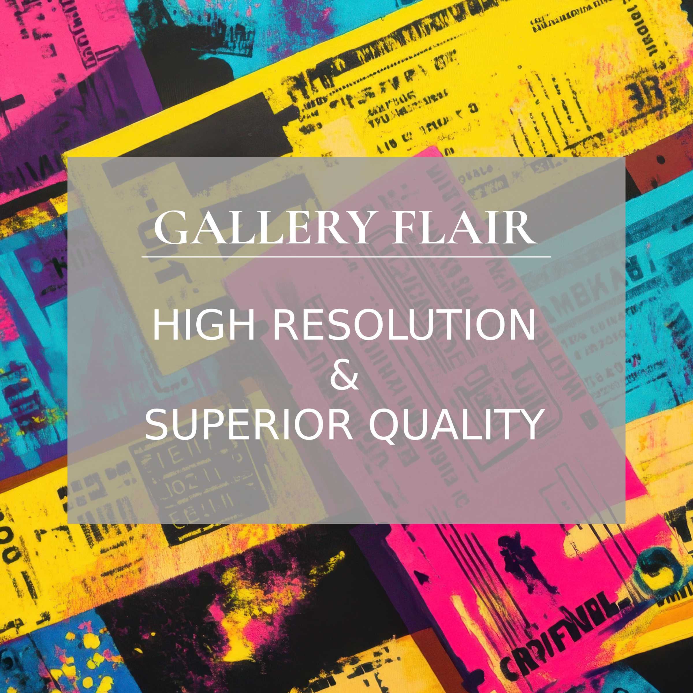 Vivid pop art Frame TV picture featuring crisp, high-resolution colors and elegant visual clarity for refined decor