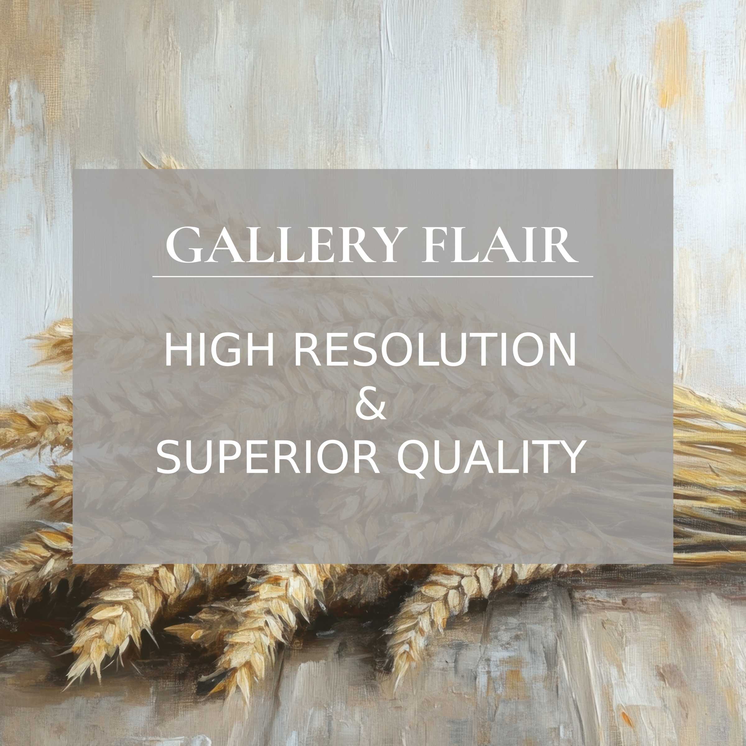 Farmhouse printable art capturing golden wheat with serene, textured brushstrokes, enhancing modern rustic interiors