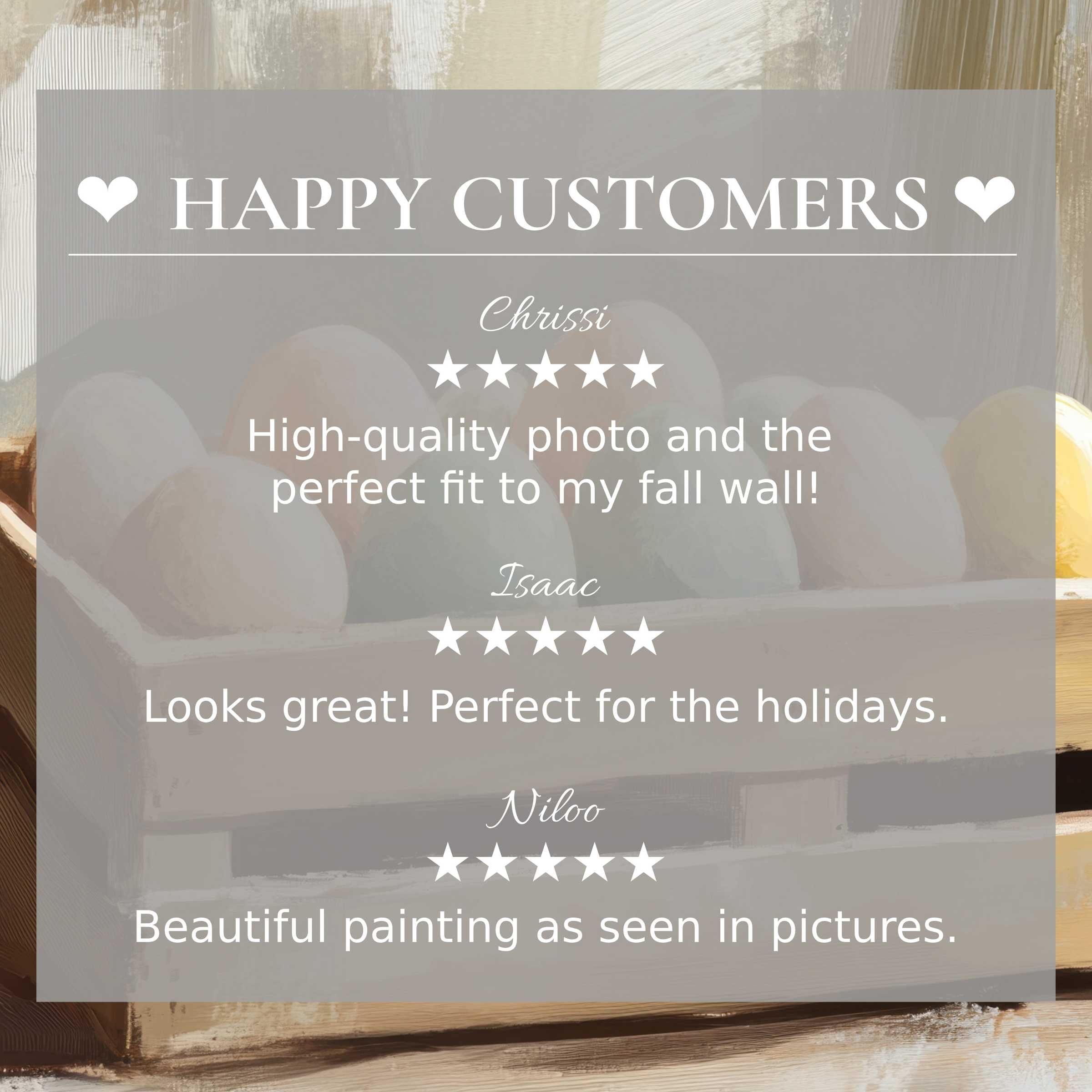 Elegant easter art for Frame TV with abstract muted tones, showcasing happy customer reviews for refined home decor trust