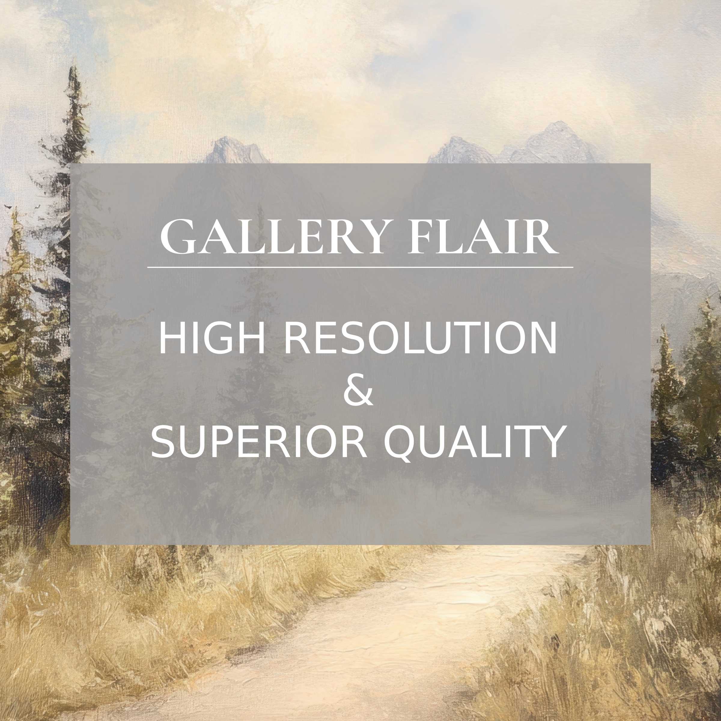 Serene landscape printable art radiates calm with finely detailed mountain vistas and golden fields, perfect for modern home decor