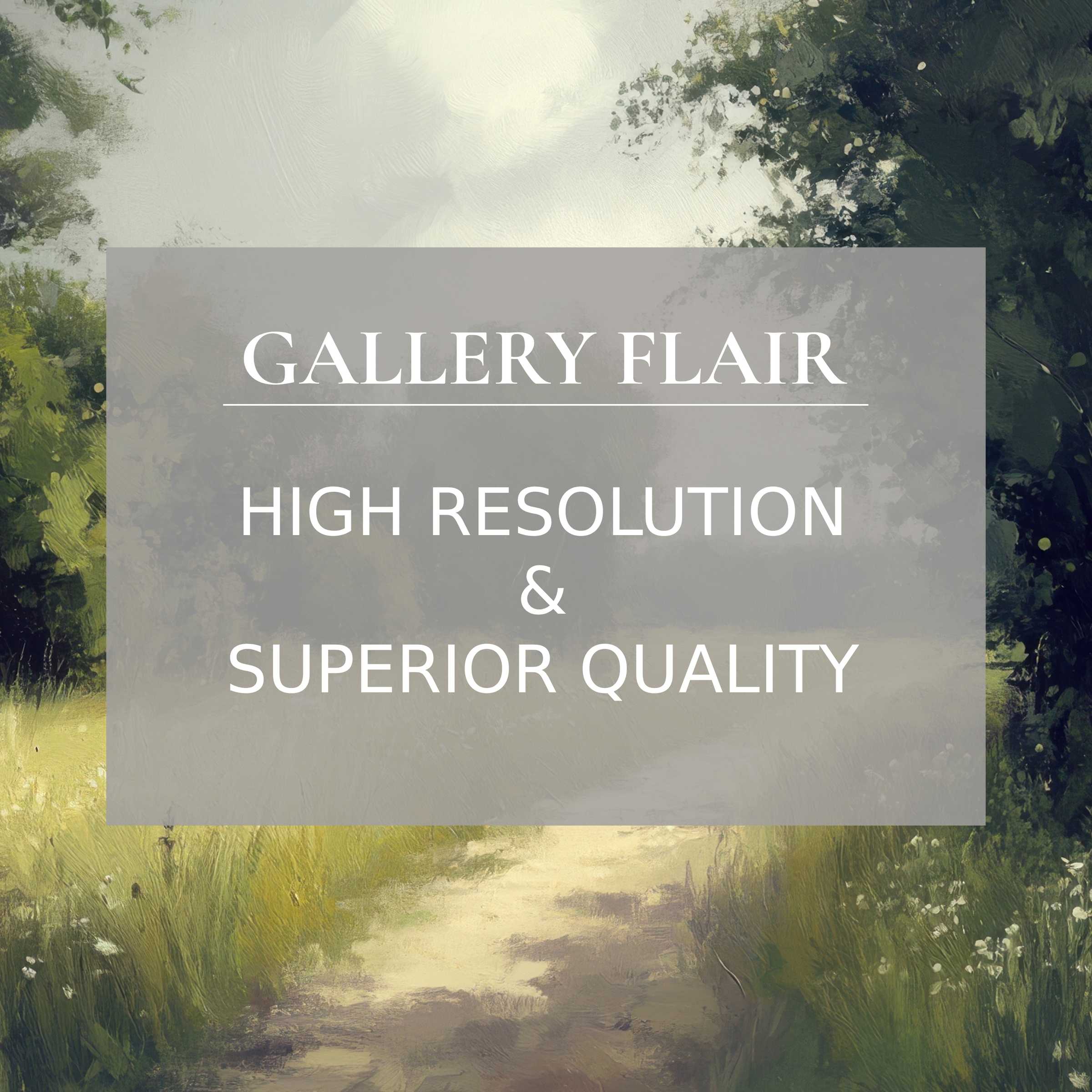 Calming landscape printable art with lush greenery and soft light, crafted in superior detail to elevate modern interiors